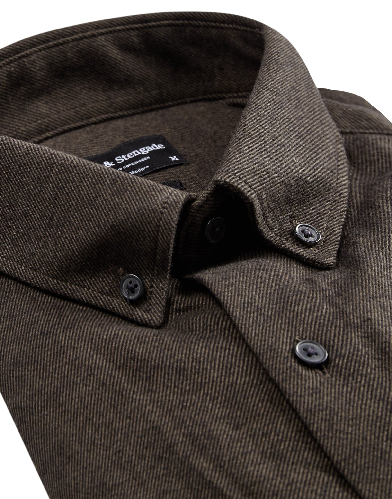 BS Oslo casual modern fit Skjorte - Dark Green