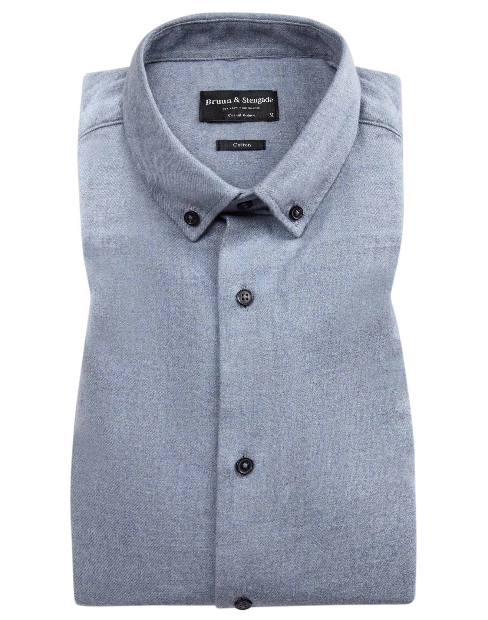 BS Oslo casual modern fit Skjorte - Light Blue