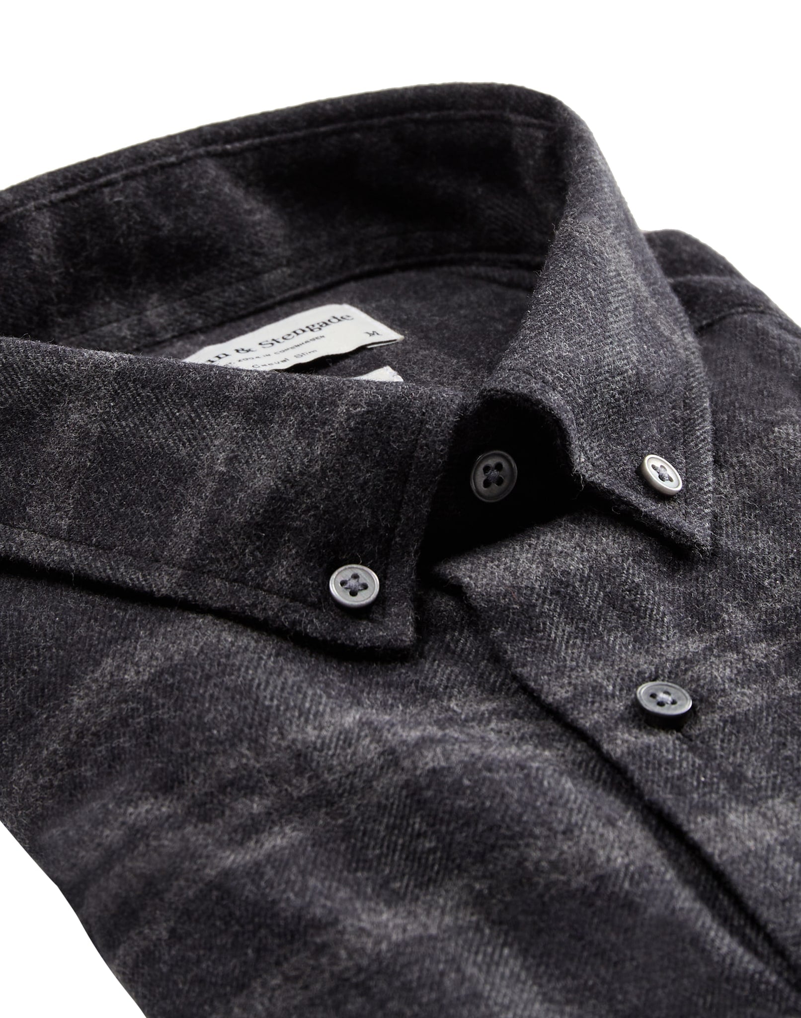 BS Sarpsborg casual slim fit Skjorte - Black