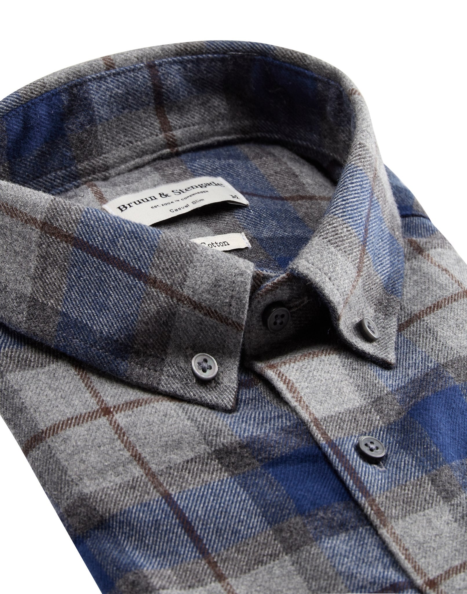 BS Skien casual slim fit Skjorte - Blue