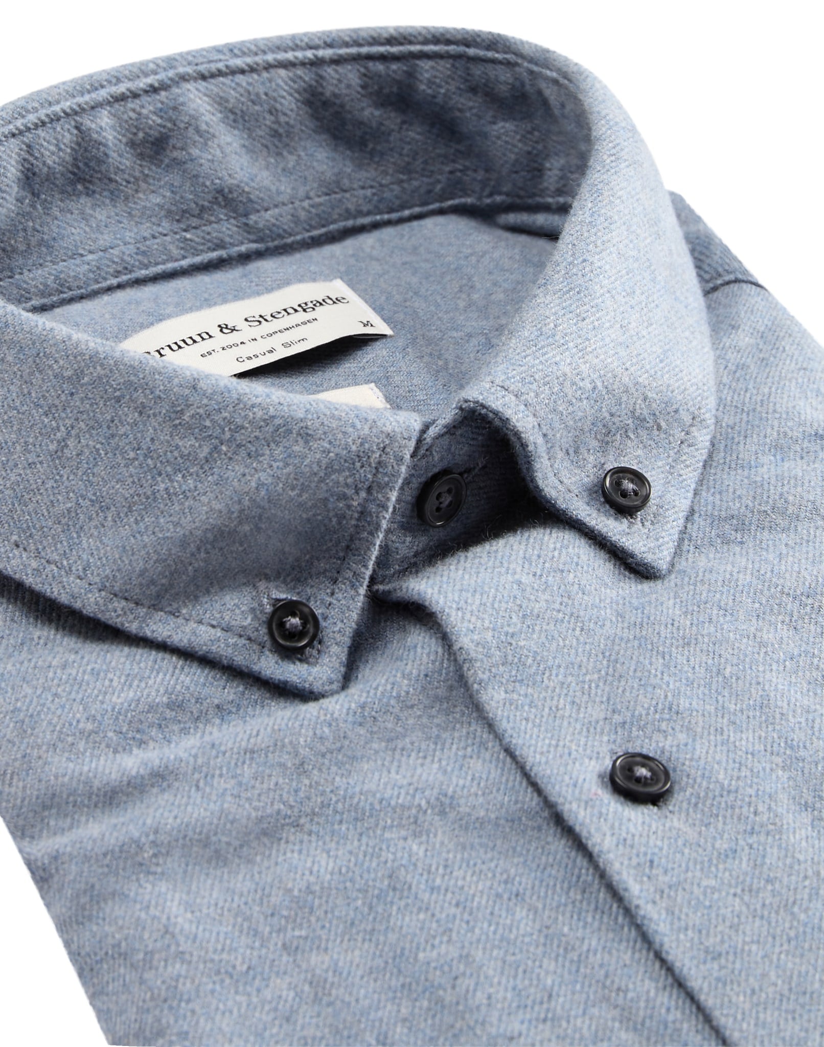 BS Tromsoe casual slim fit Skjorte - Light Blue