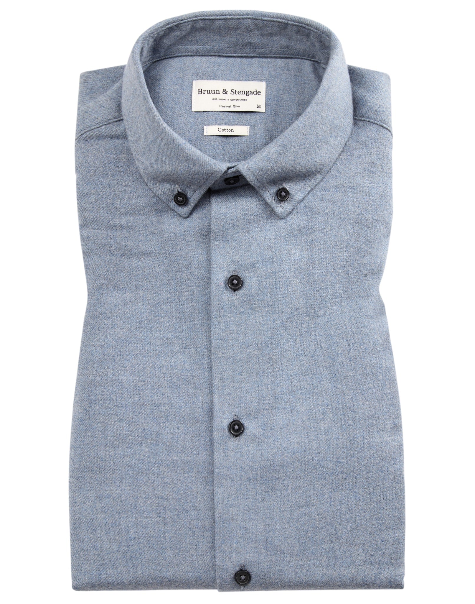BS Tromsoe casual slim fit Skjorte - Light Blue