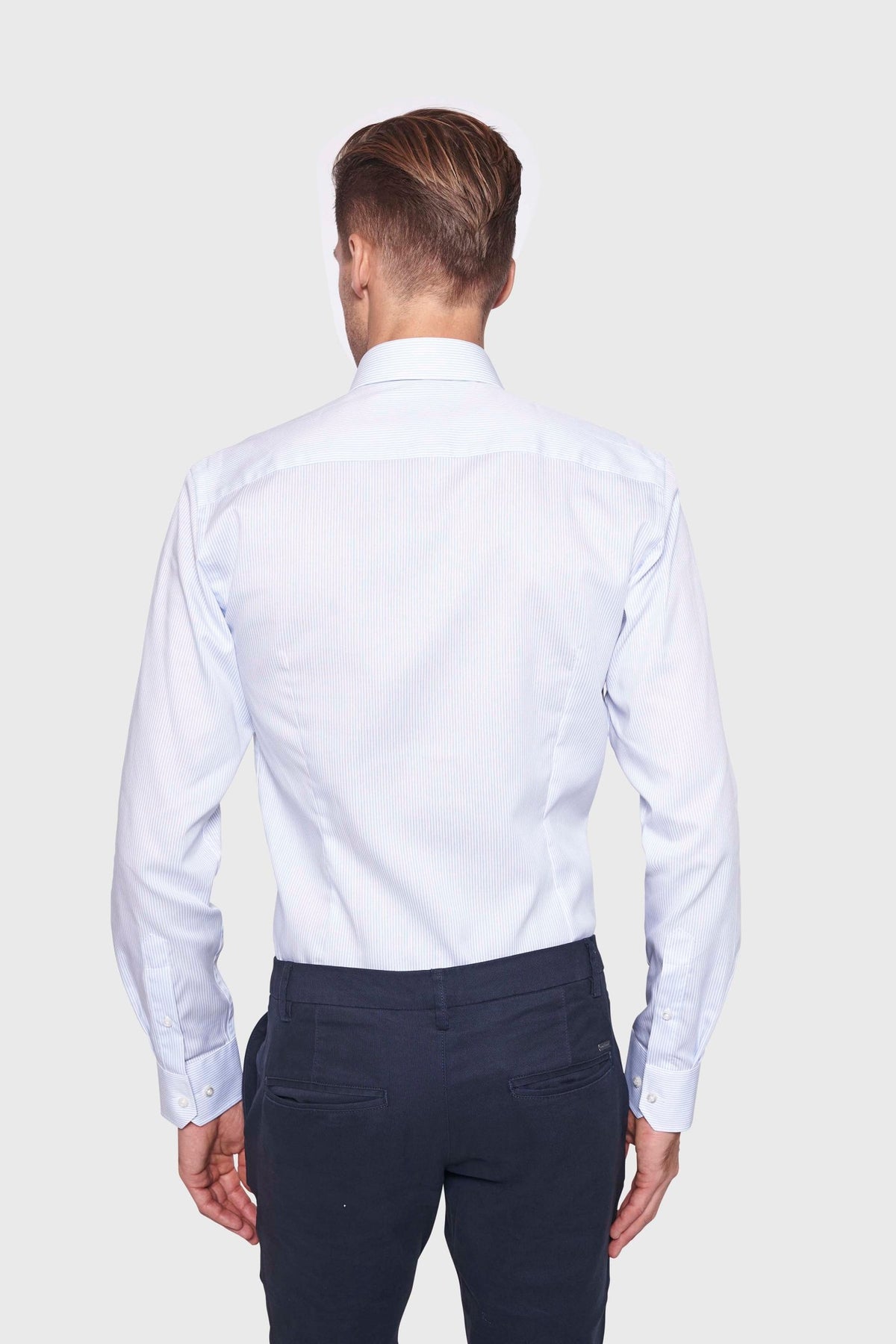 BS Becker Modern Fit Shirt Light Blue - Light Blue