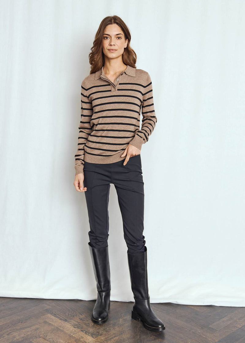 BS Eirin Regular Fit Knitwear - Brown/Black