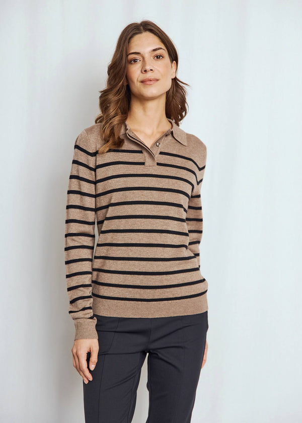 BS Eirin Regular Fit Knitwear - Brown/Black
