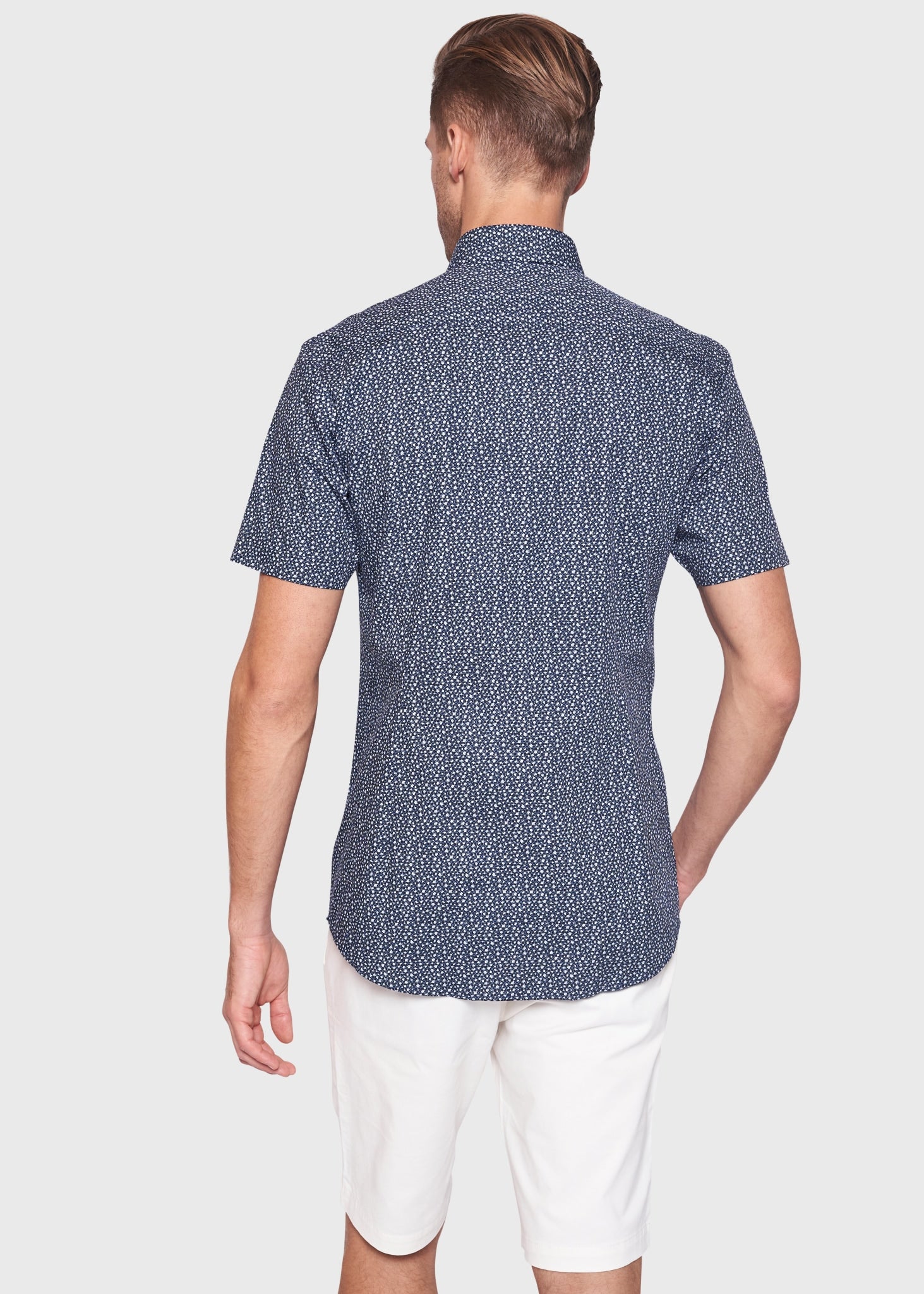 BS Braddock Slim Fit Skjorte - Dark Blue