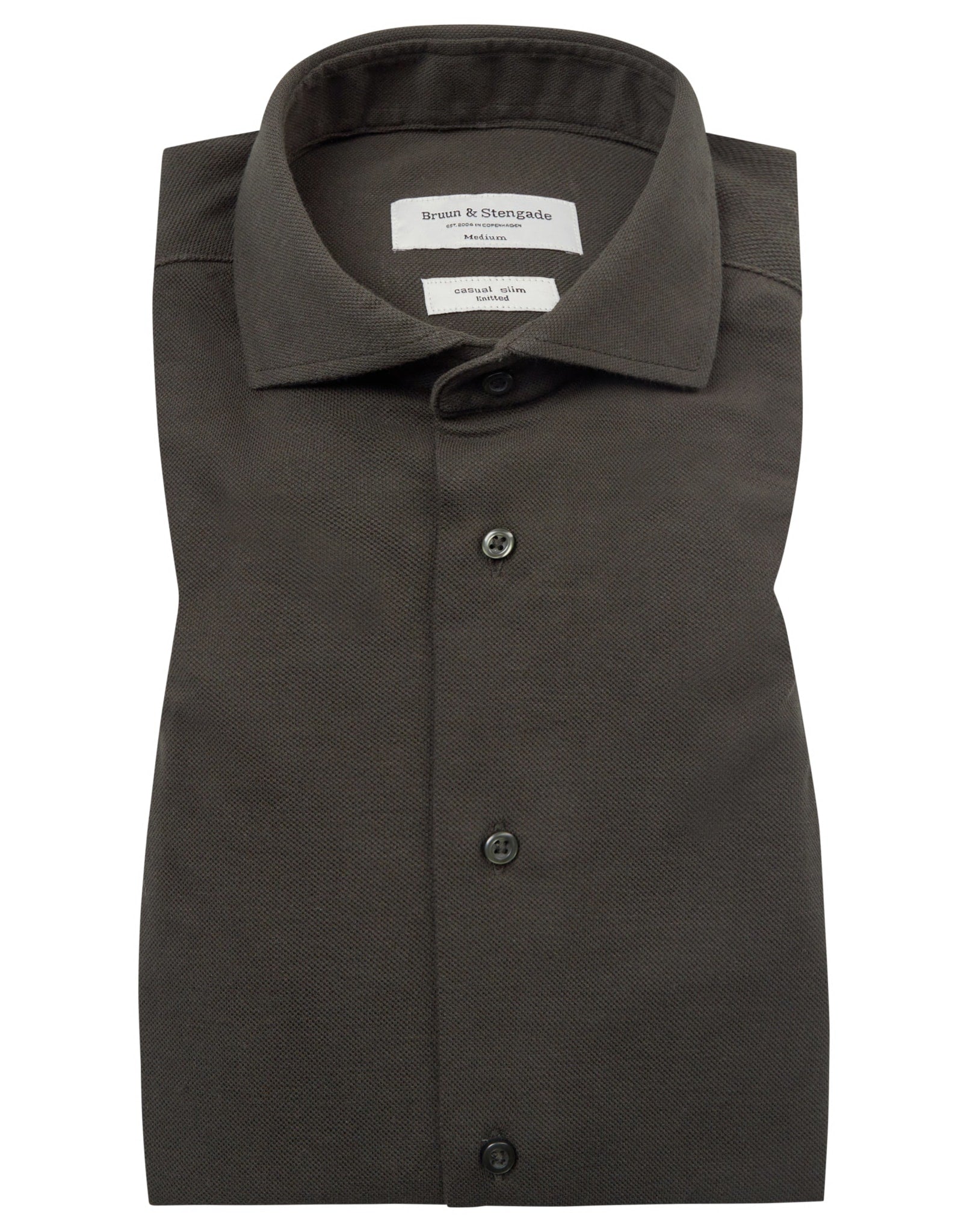 BS Bubarcarr Casual Slim Fit Skjorte - Green