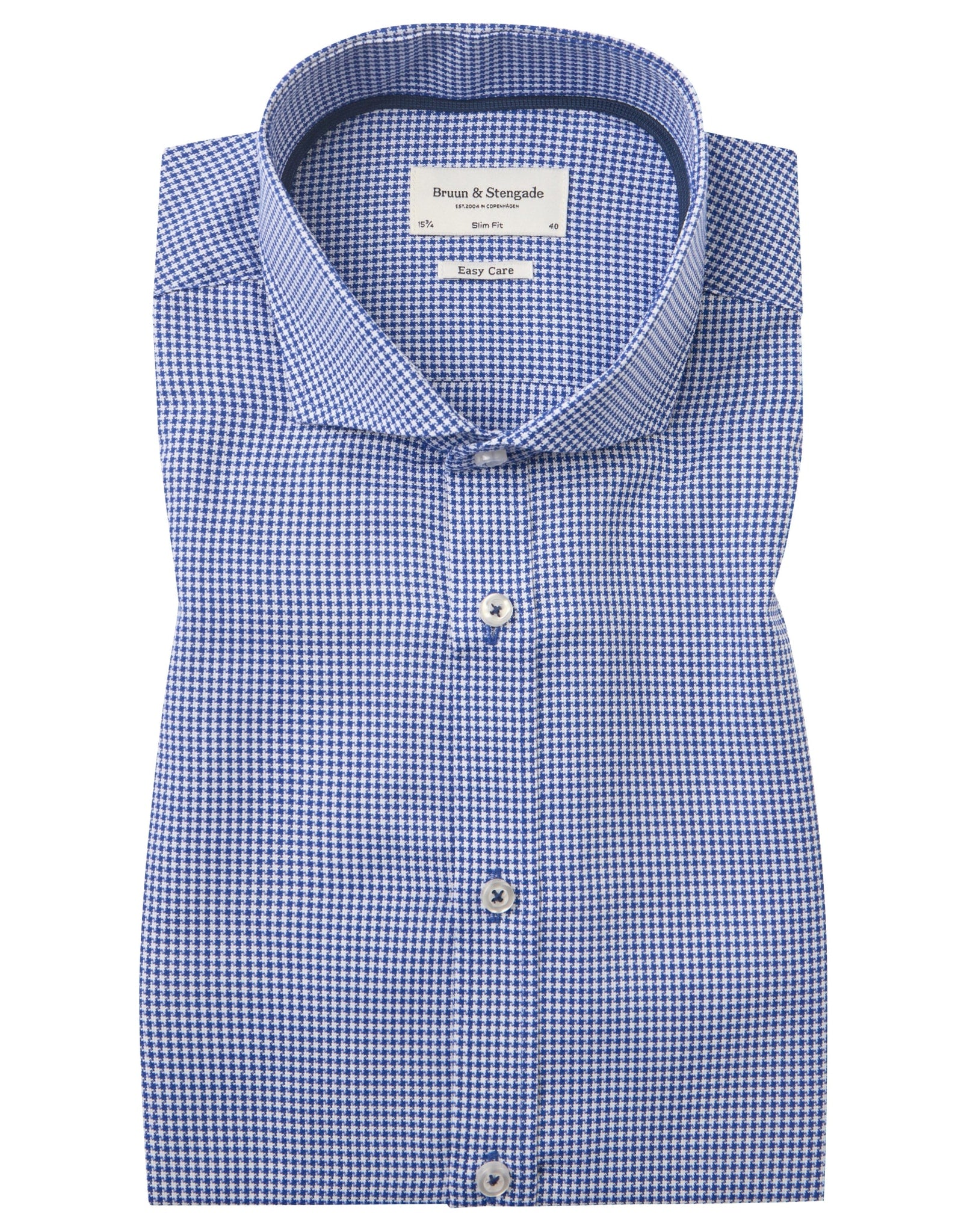 BS Butragueno Slim Fit Skjorte - Dark Blue