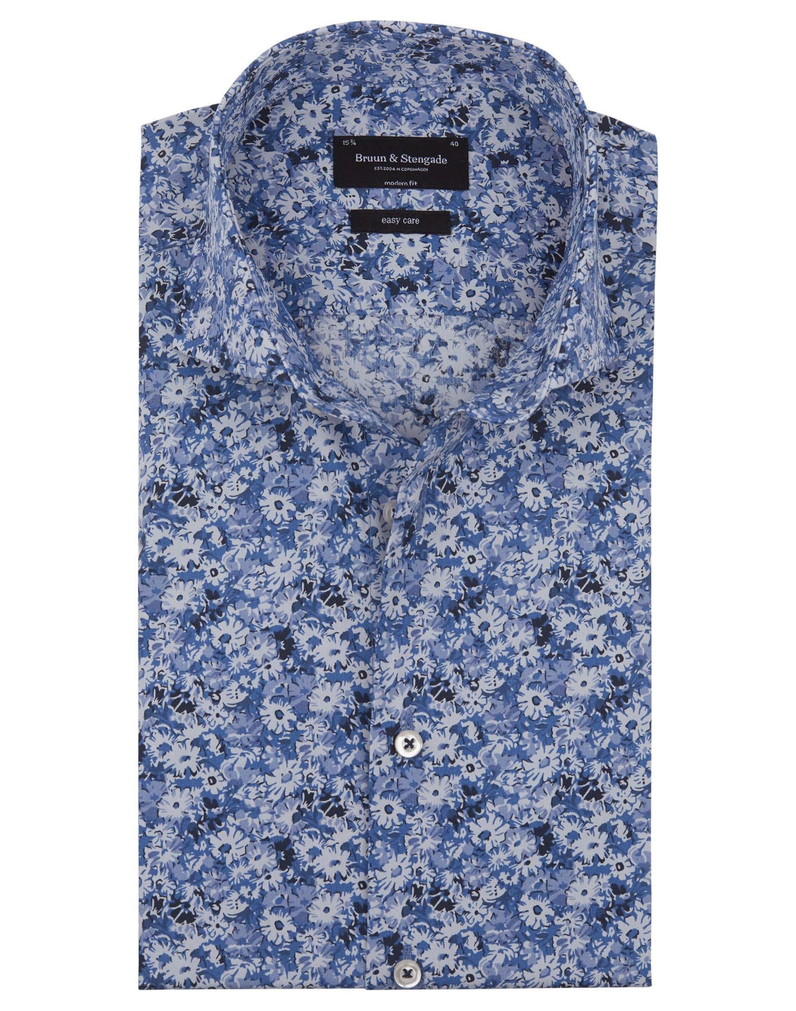 BS Celso Modern Fit Skjorte - Blue