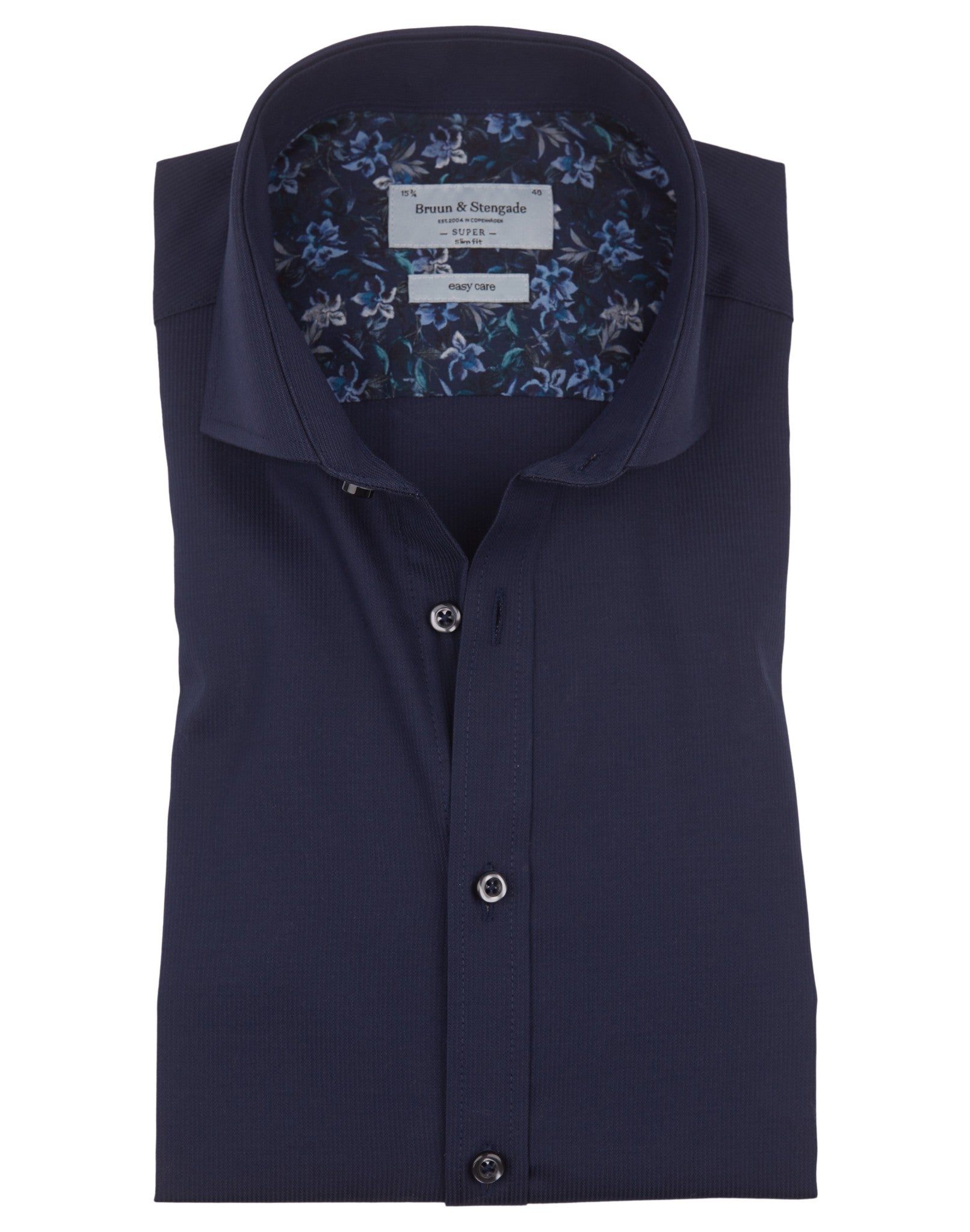 BS Claire Super Slim Fit Skjorte - Navy