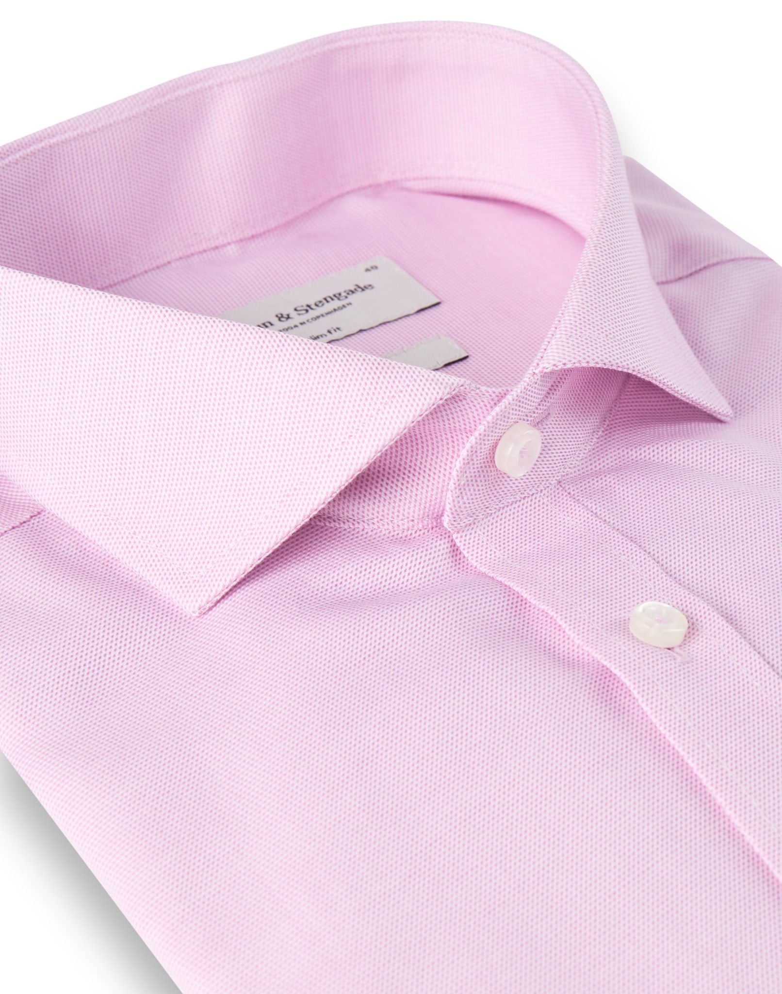 BS Coletti Slim Fit Skjorte - Pink