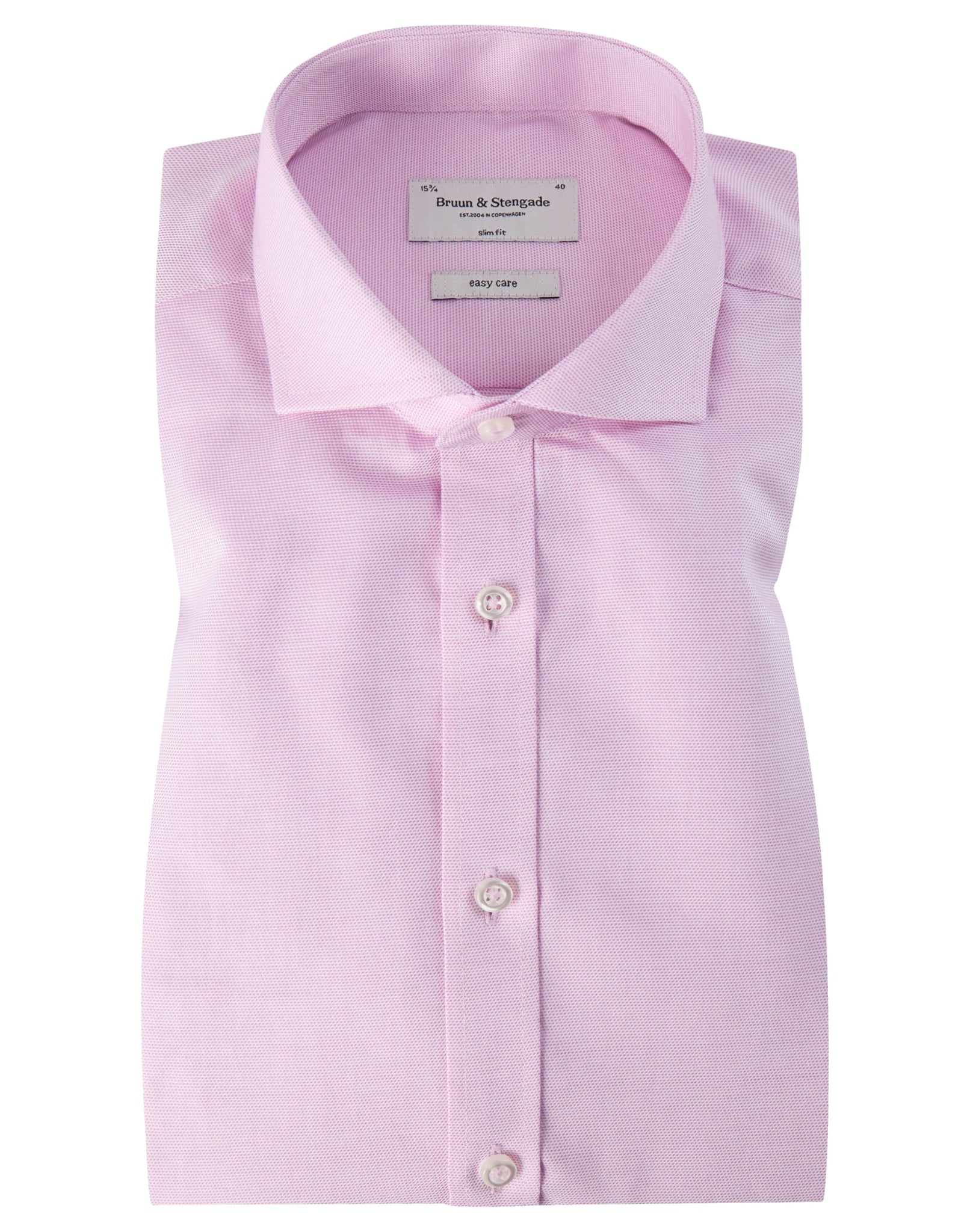 BS Coletti Slim Fit Skjorte - Pink