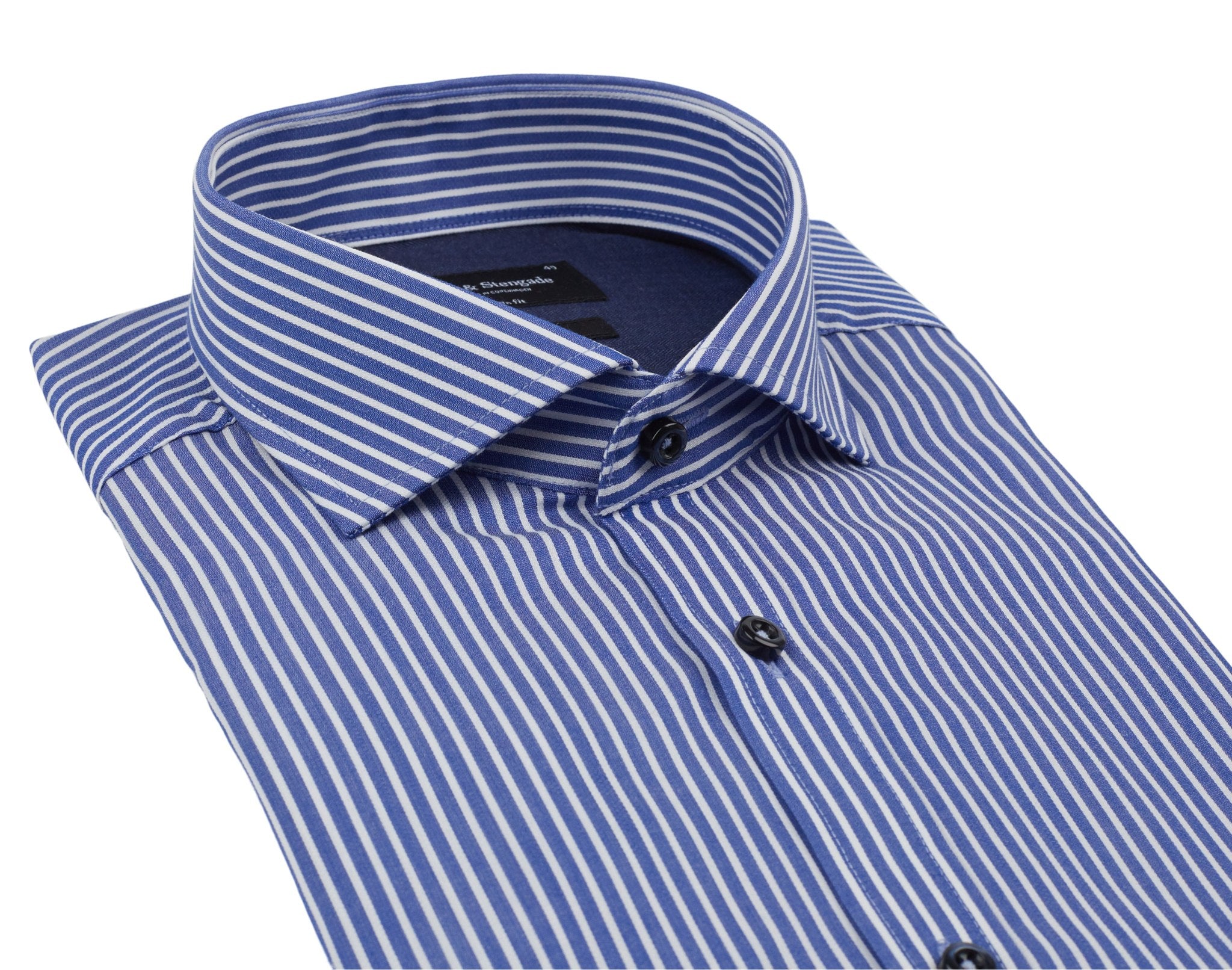 BS Dahoud Modern Fit Skjorte - Blue