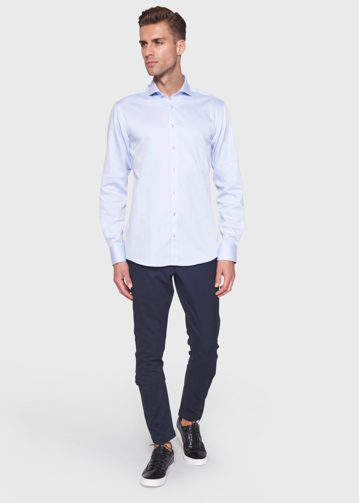 BS Danny Slim Fit Shirt - Light Blue