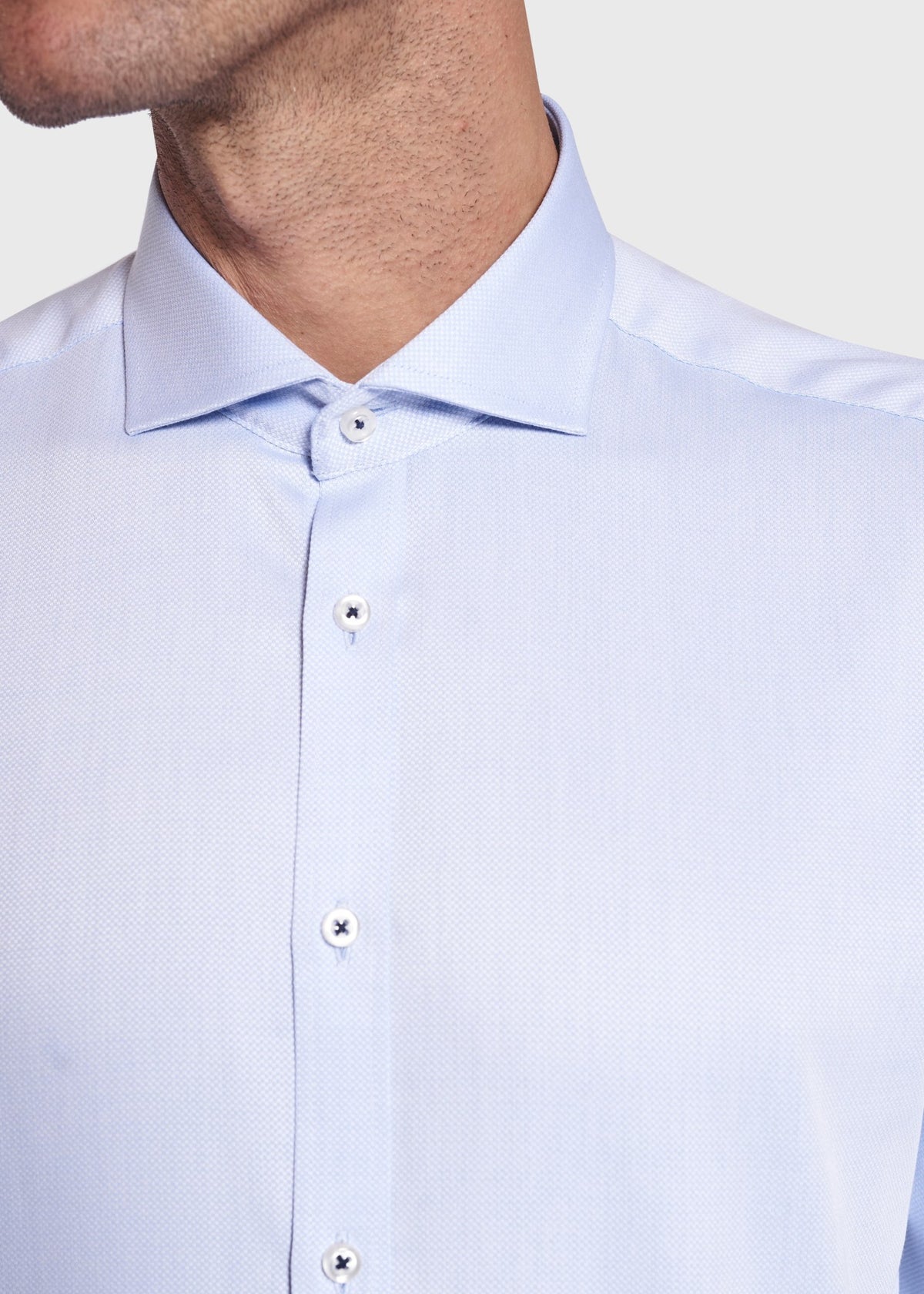 BS Danny Slim Fit Shirt - Light Blue