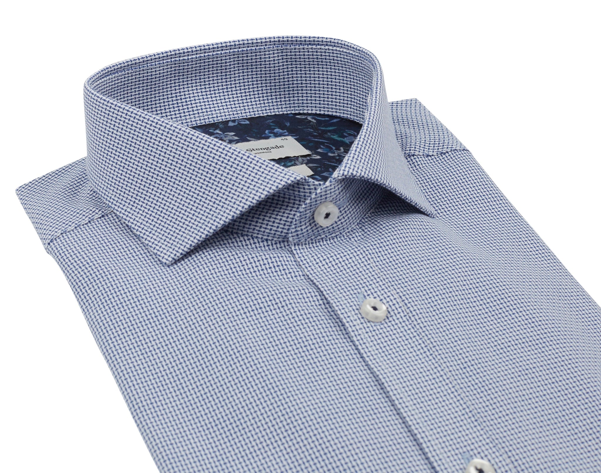 BS Darby Slim Fit Skjorte - Blue