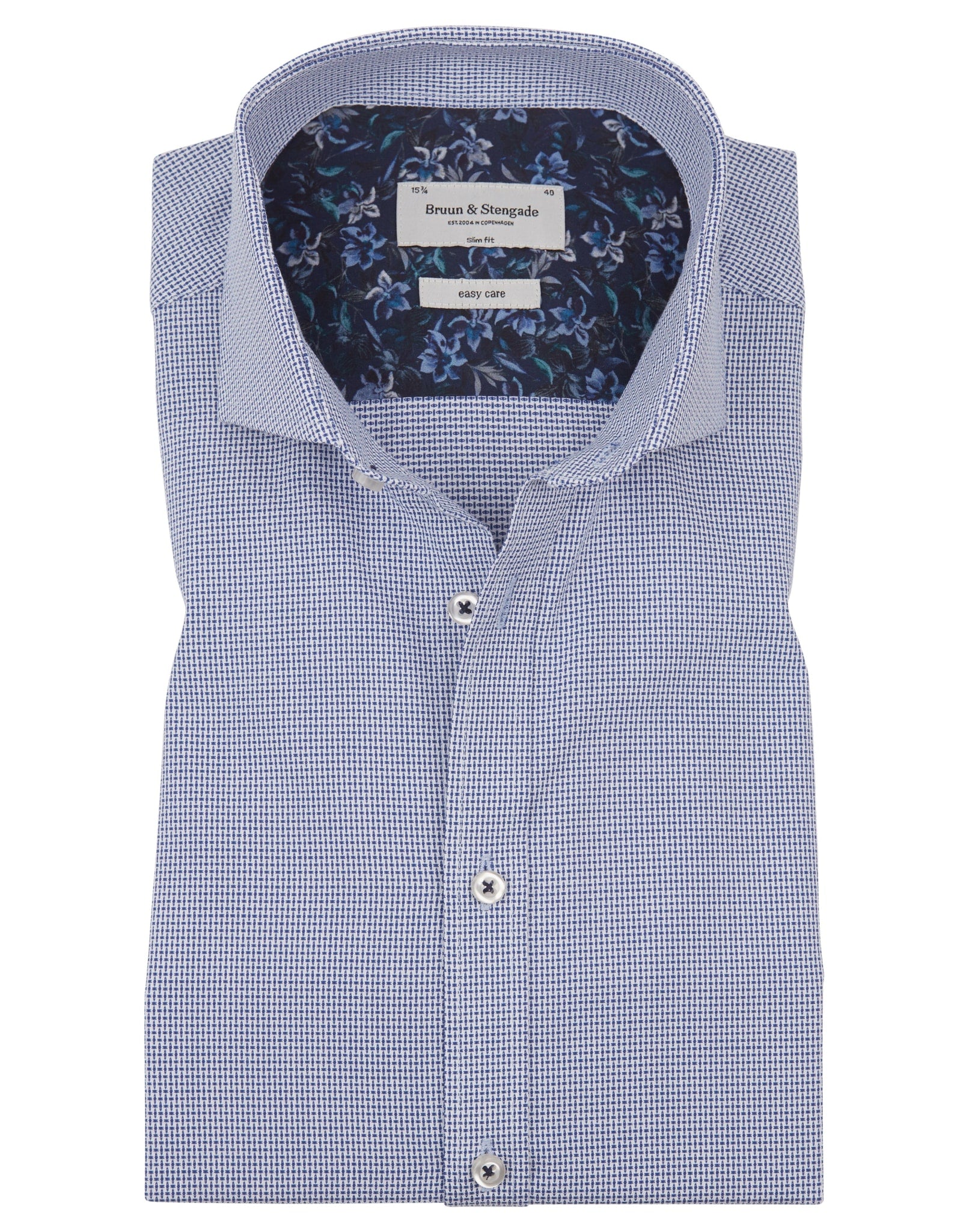 BS Darby Slim Fit Skjorte - Blue