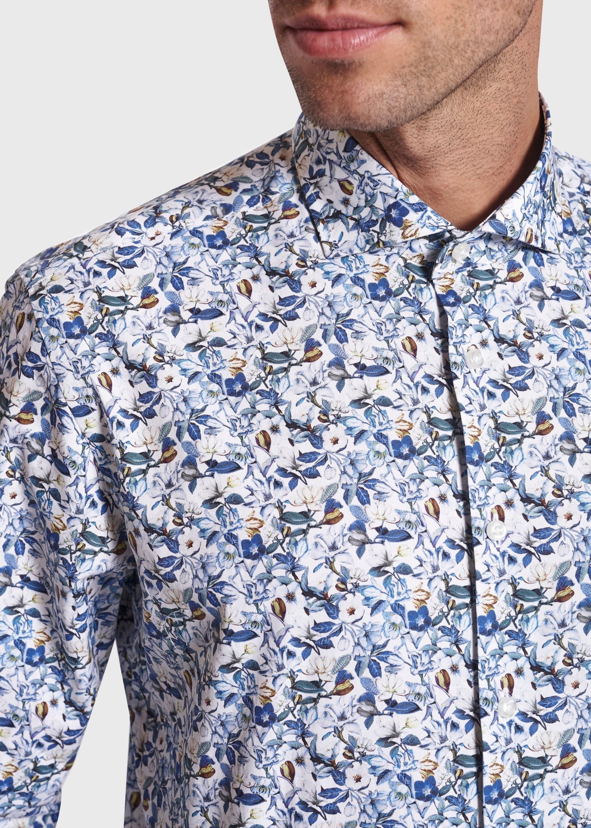 BS Delfino Slim Fit Shirt - White