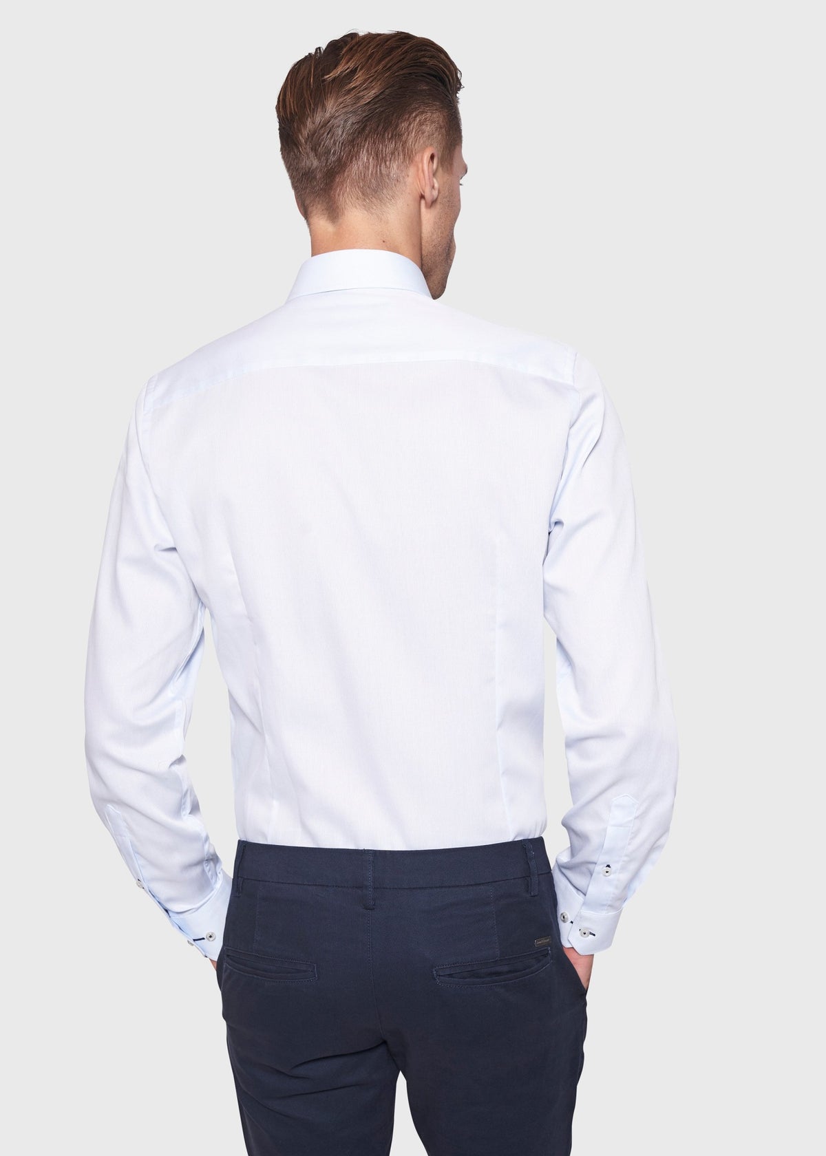 BS Djemba Modern Fit Shirt Light Blue - Light Blue