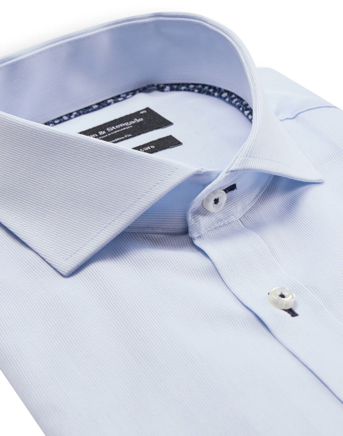 BS Djemba Modern Fit Shirt Light Blue - Light Blue