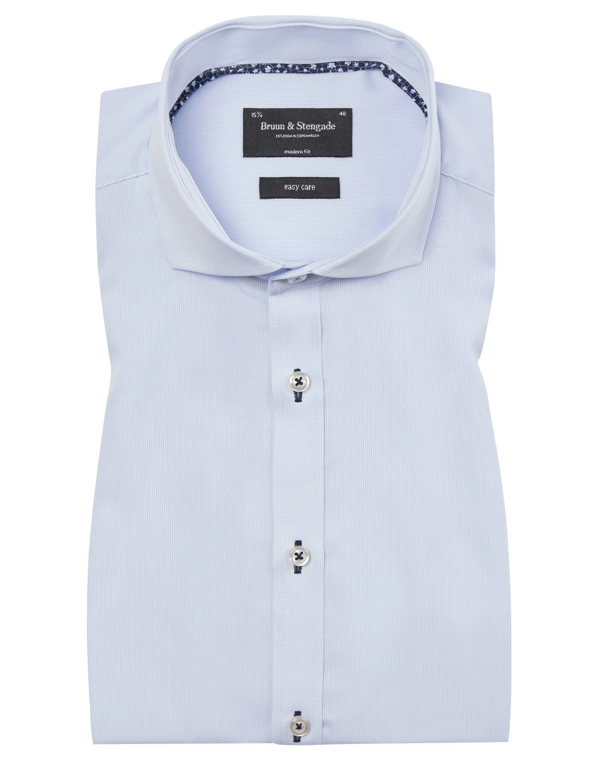 BS Djemba Modern Fit Shirt Light Blue - Light Blue