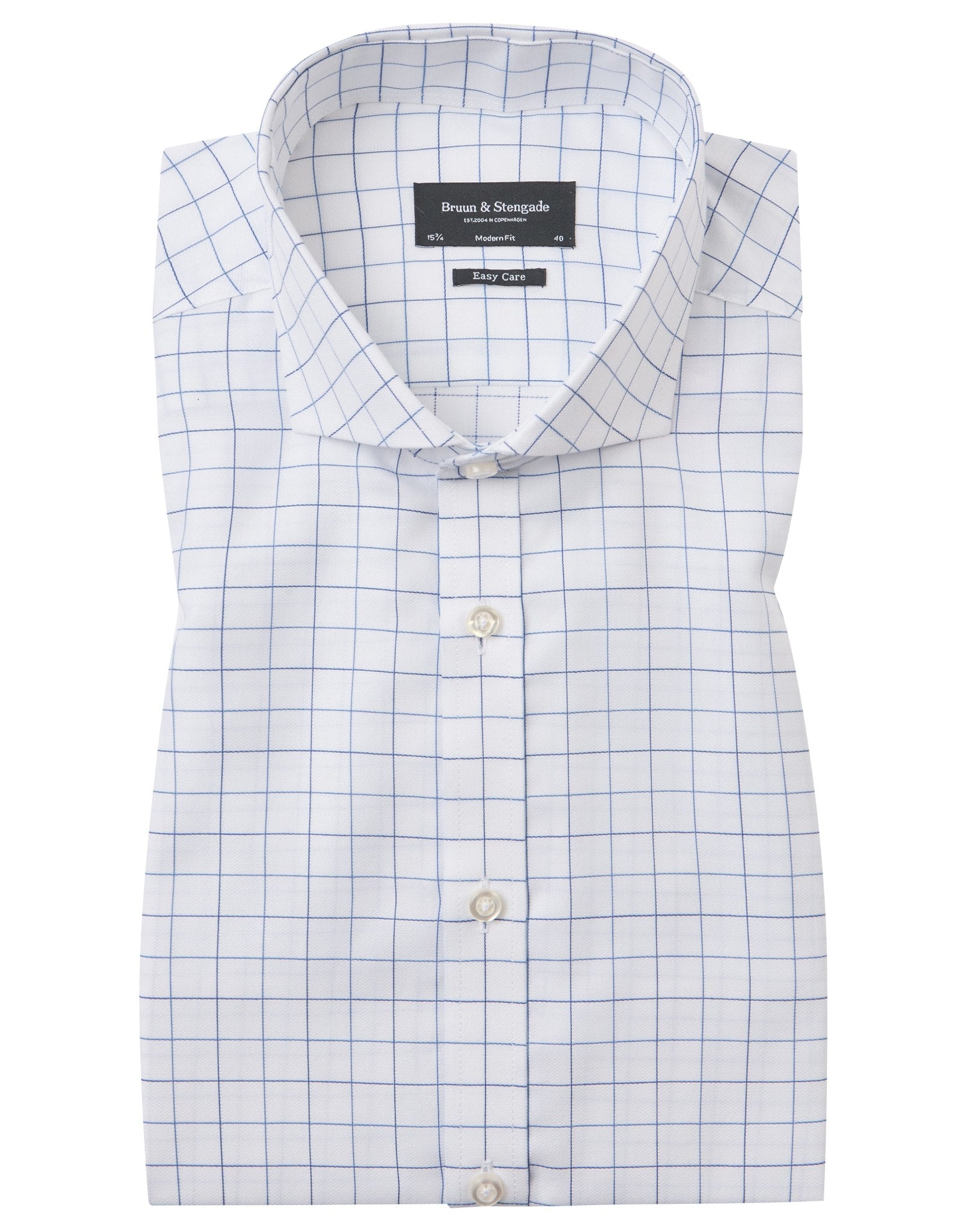 BS Elias Modern Fit Skjorte - White