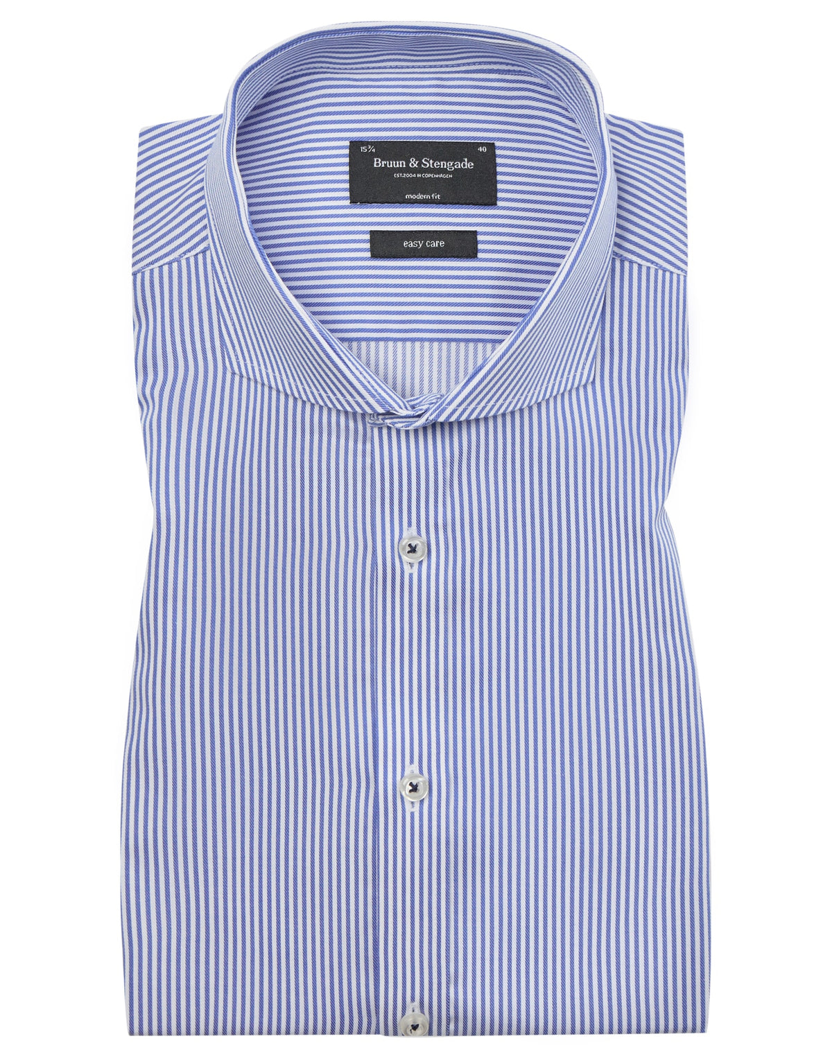 BS Feifer Modern Fit Shirt Blue - Blue