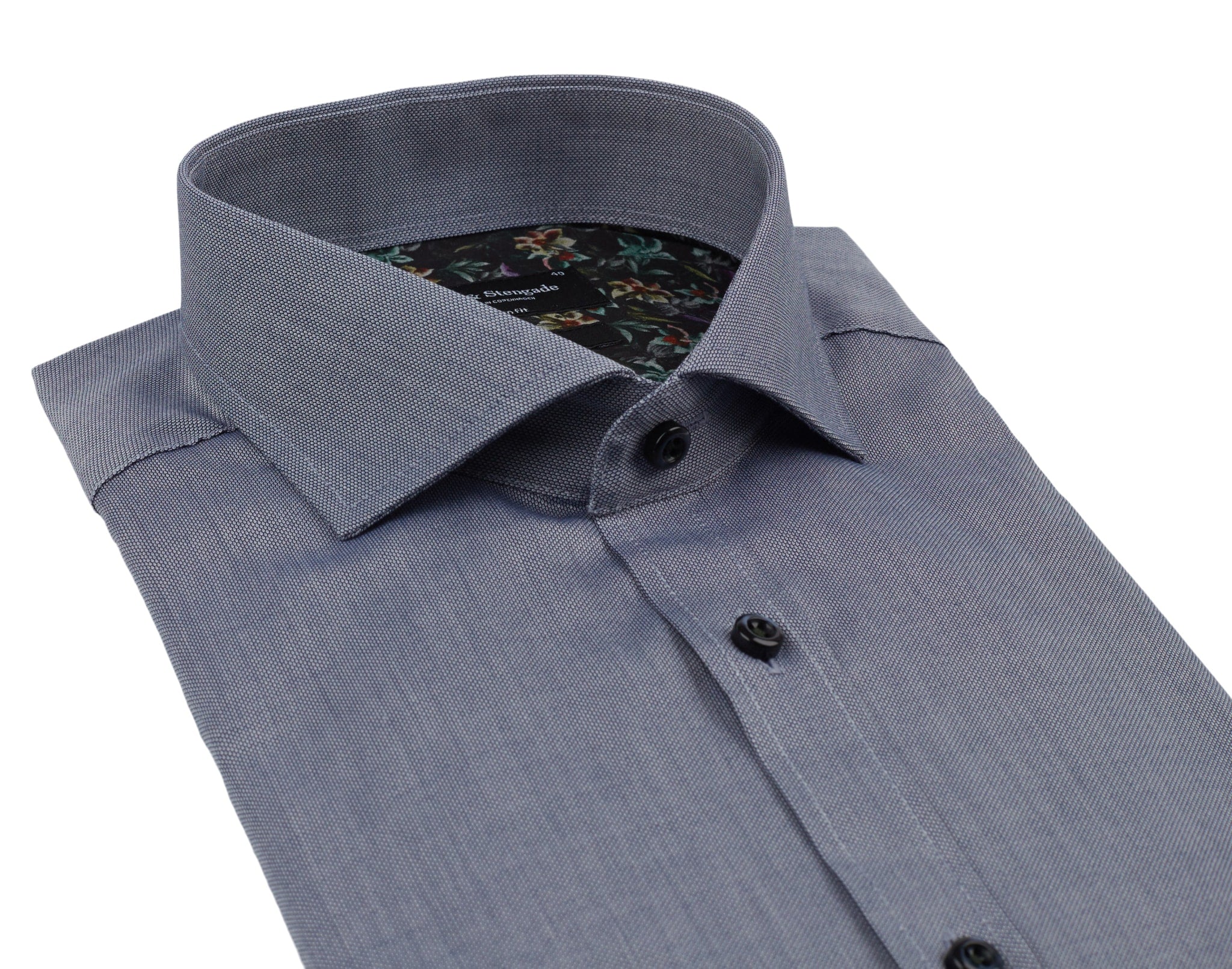 BS Felix Modern Fit Skjorte - Blue