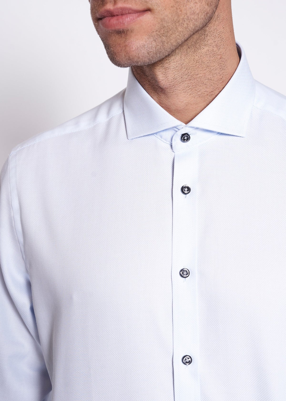 BS Fer Modern Fit Shirt Light Blue - Light Blue
