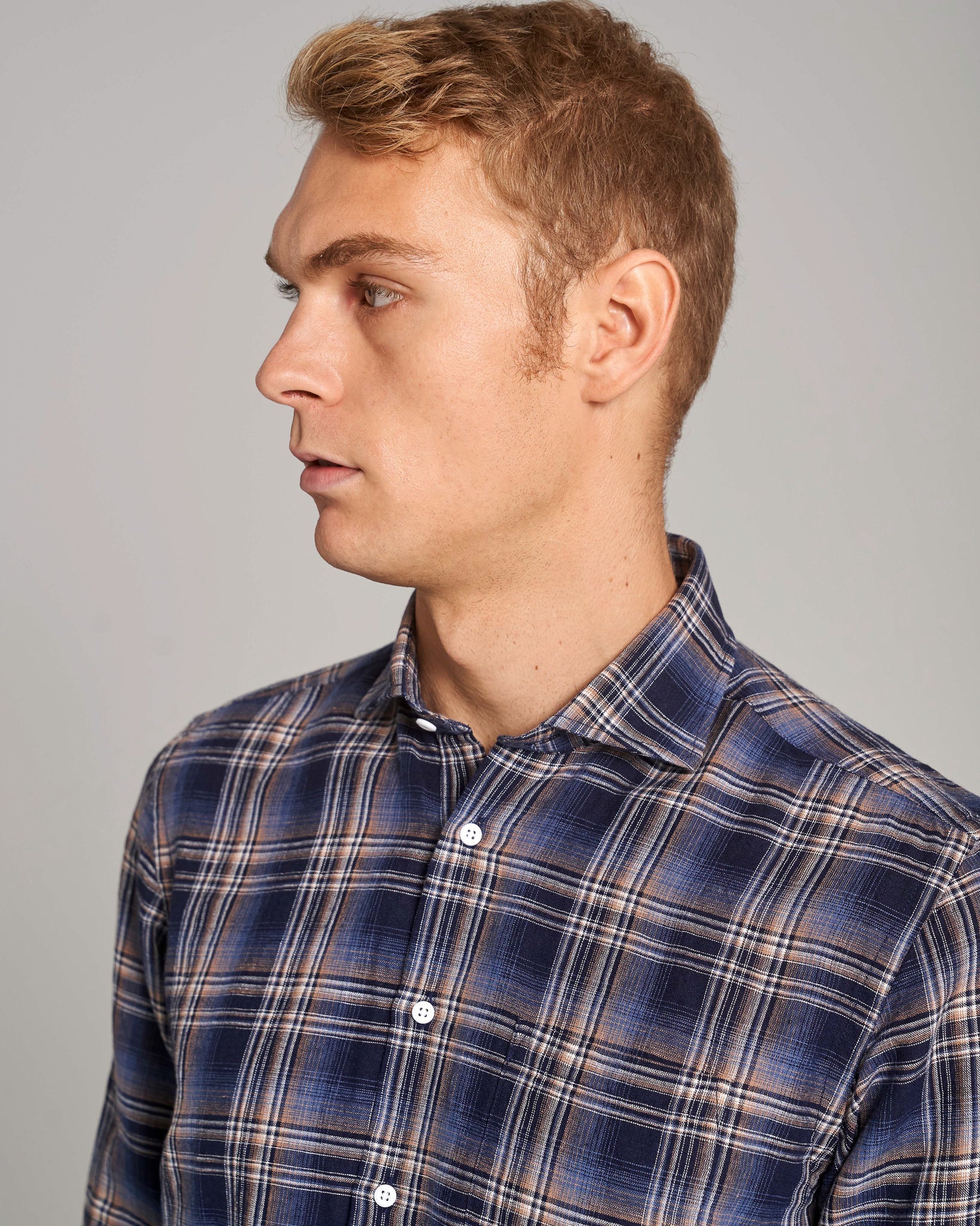 BS Pierre Casual Modern Fit Skjorte - Dark Blue