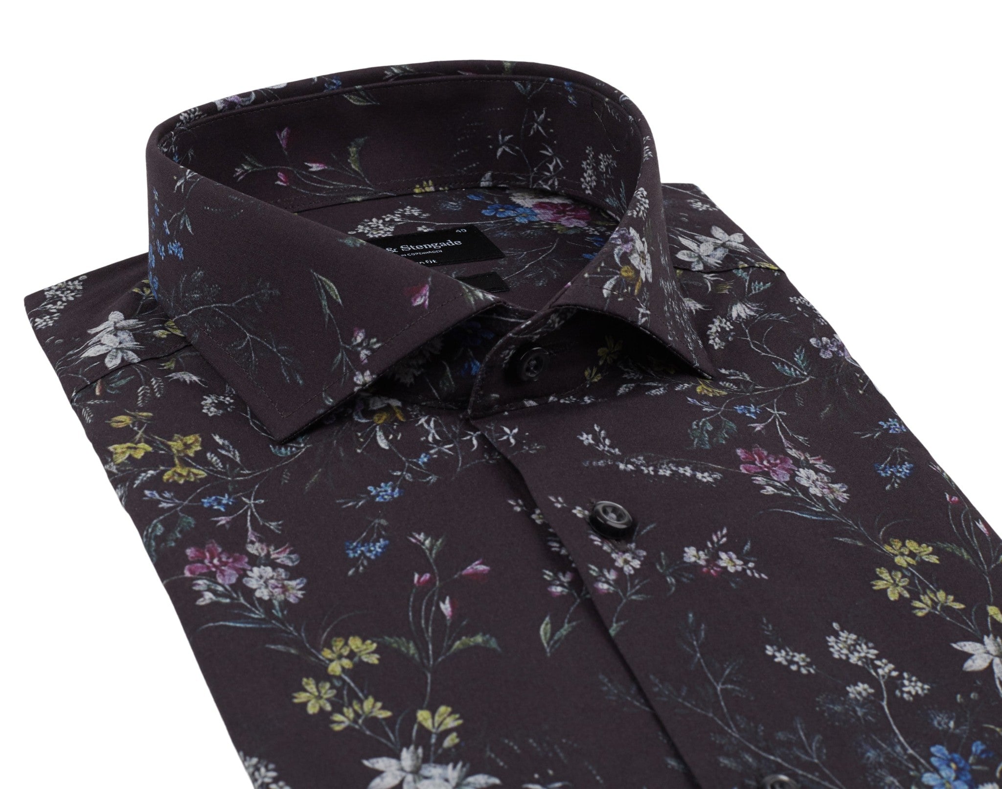 BS Gorentzka Modern Fit Skjorte - Black