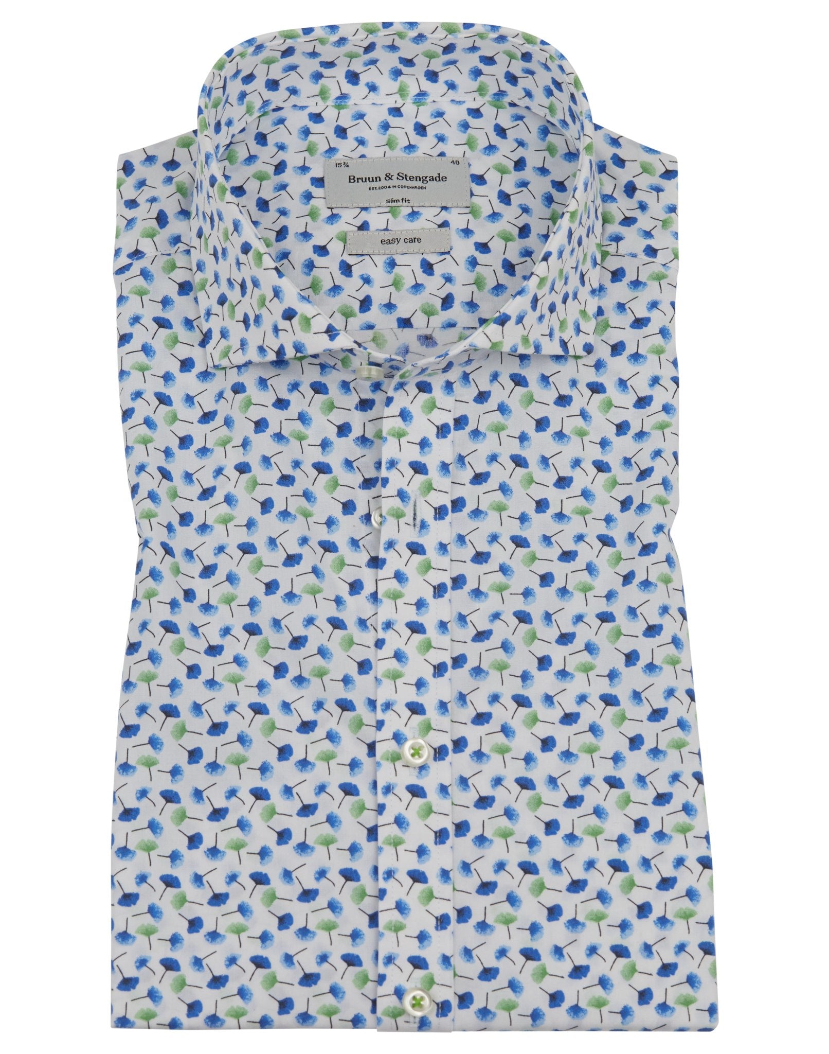 BS Gustavo Slim Fit Skjorte - White