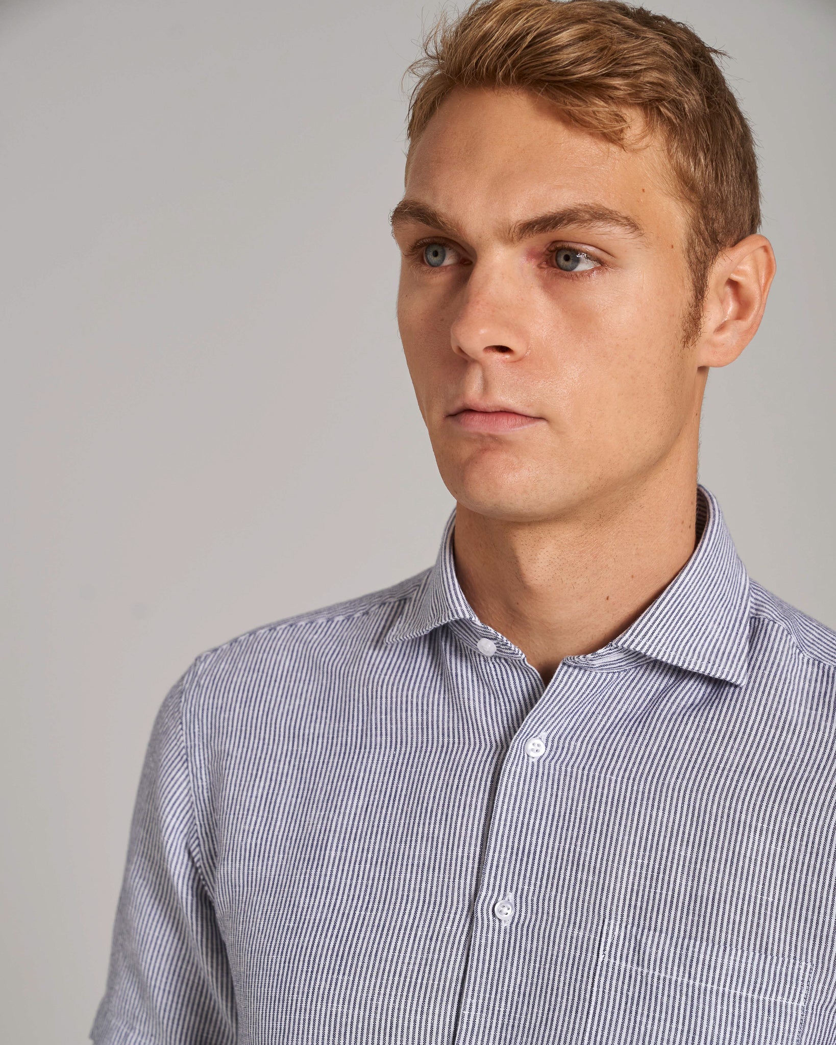 BS Lewis Casual Modern Fit Skjorte - Blue/White