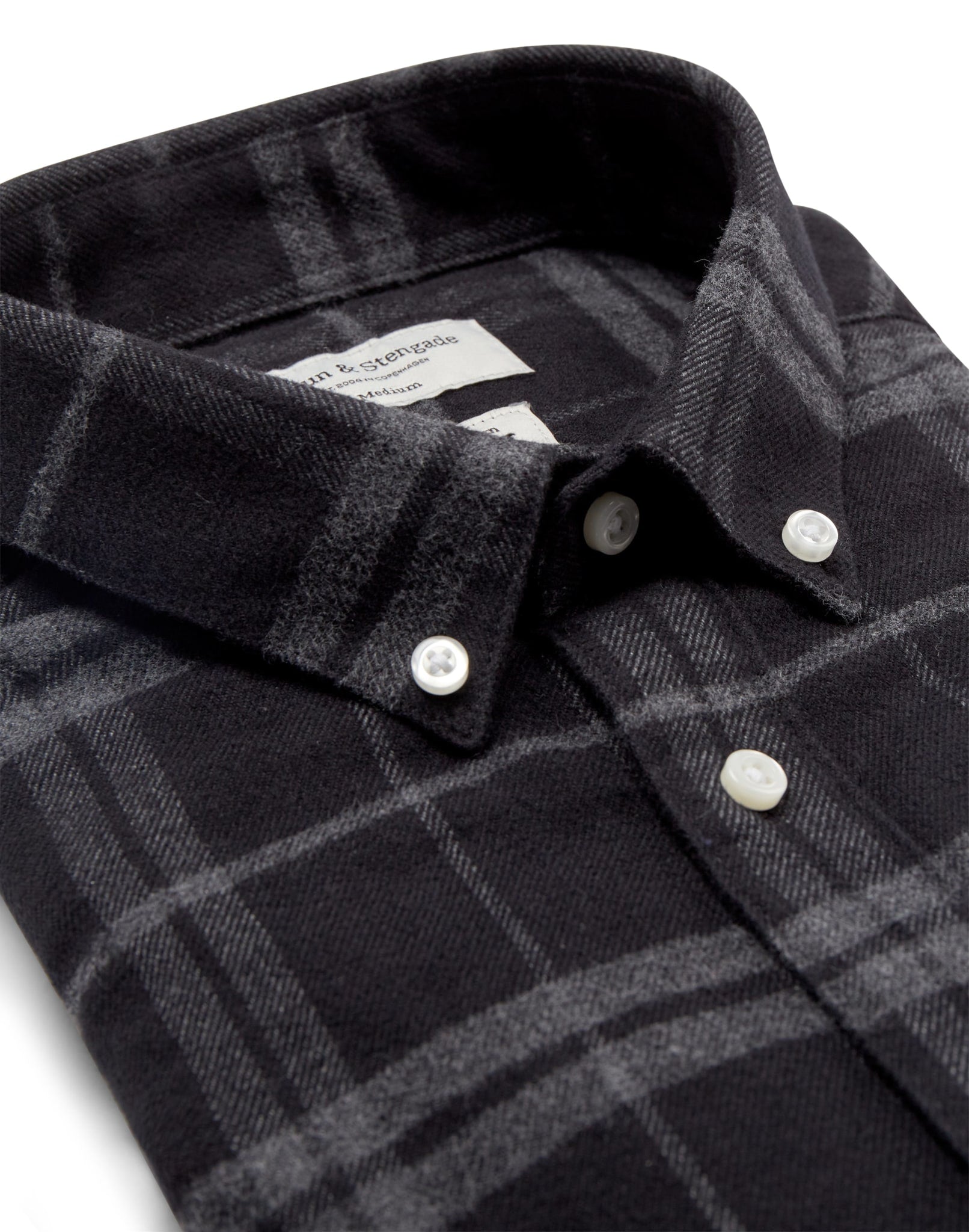 BS Hamza Casual Slim Fit Skjorte - Black