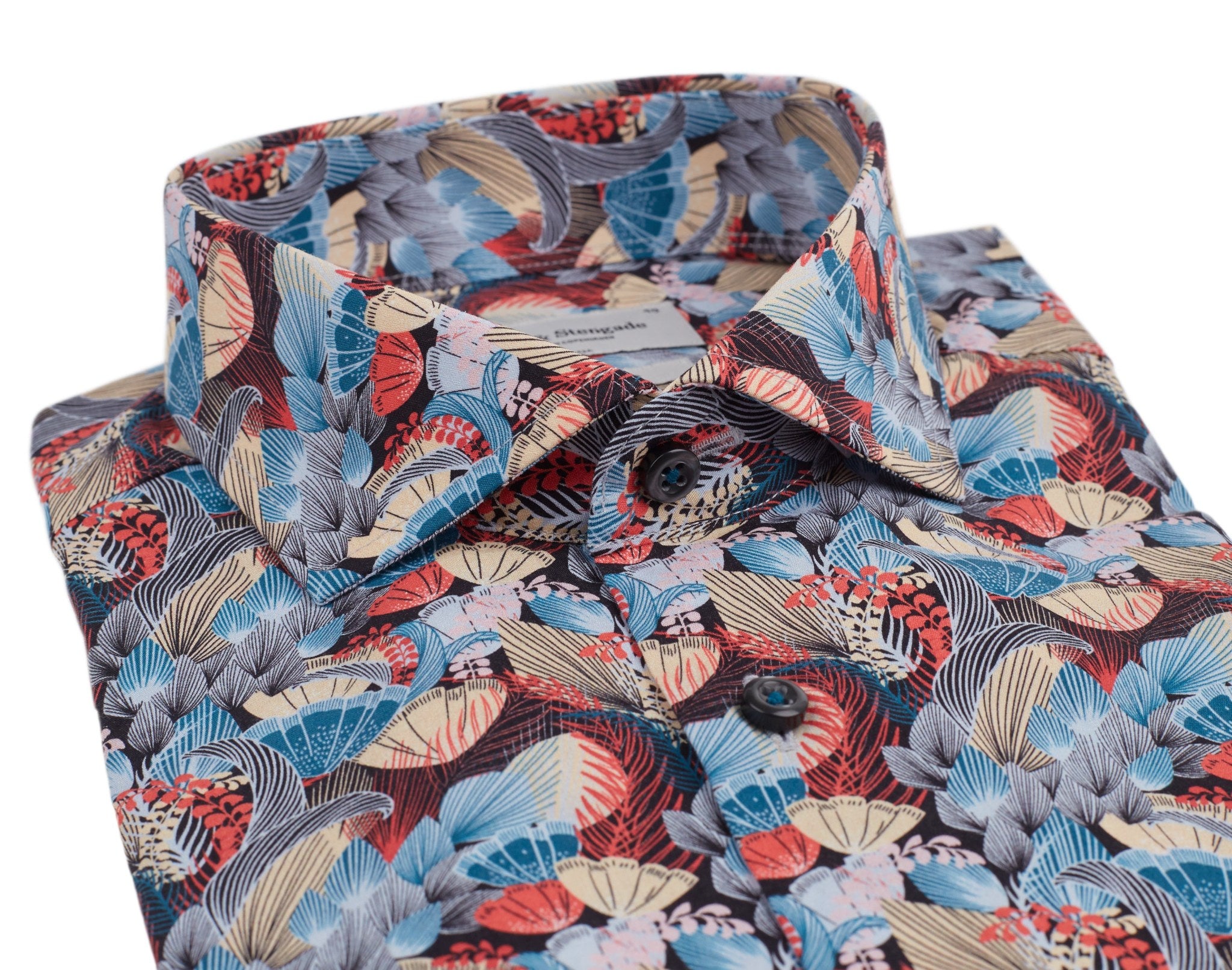 BS Jacky Slim Fit Skjorte - Blue