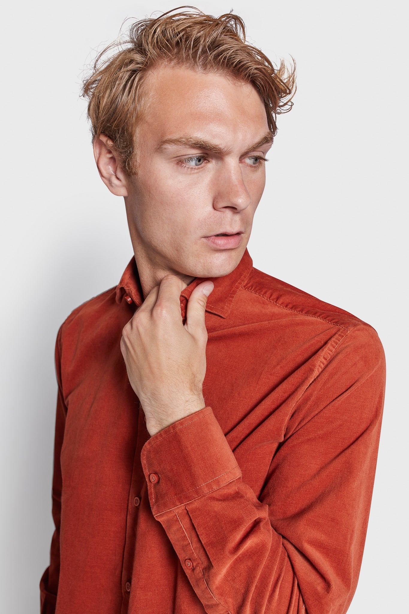 BS Jallow Casual Modern Fit Skjorte - Orange