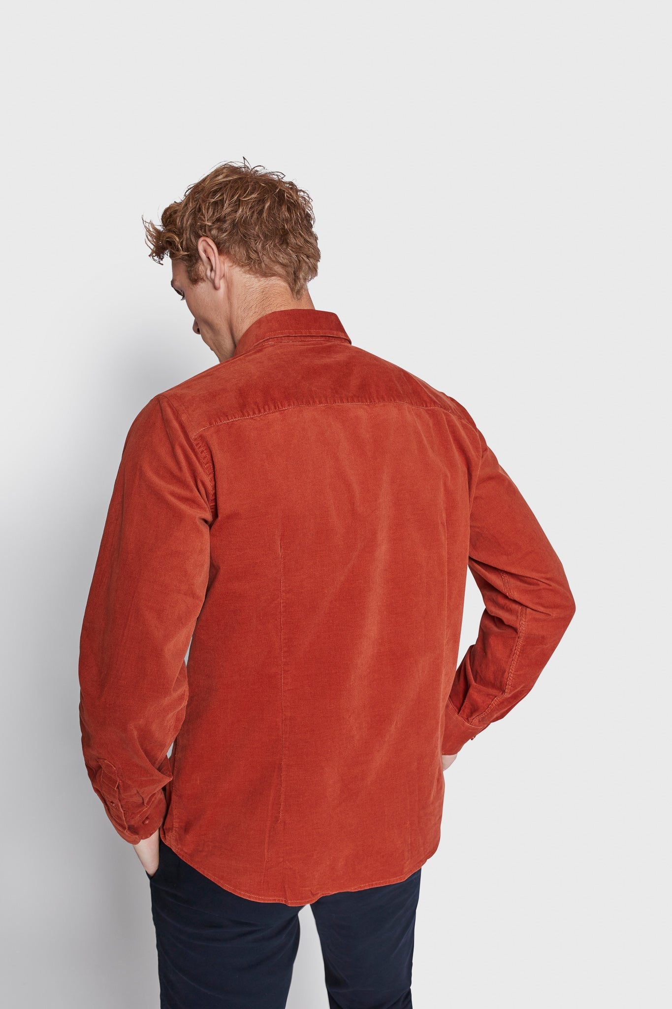 BS Jallow Casual Modern Fit Skjorte - Orange