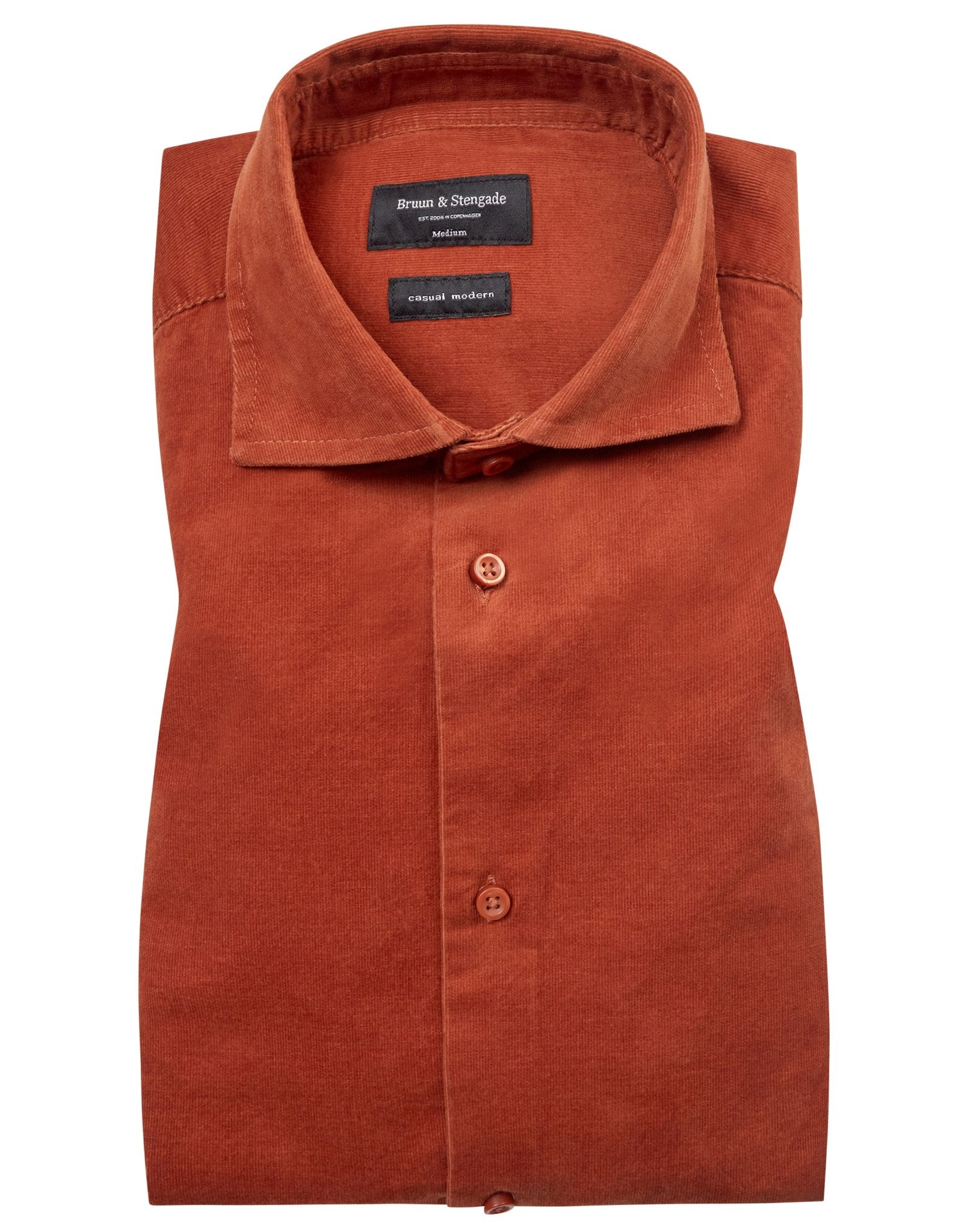 BS Jallow Casual Modern Fit Skjorte - Orange