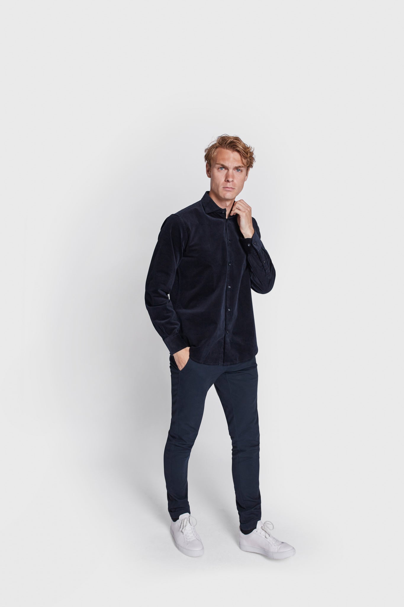 BS Jallow Casual Modern Fit Skjorte - Navy