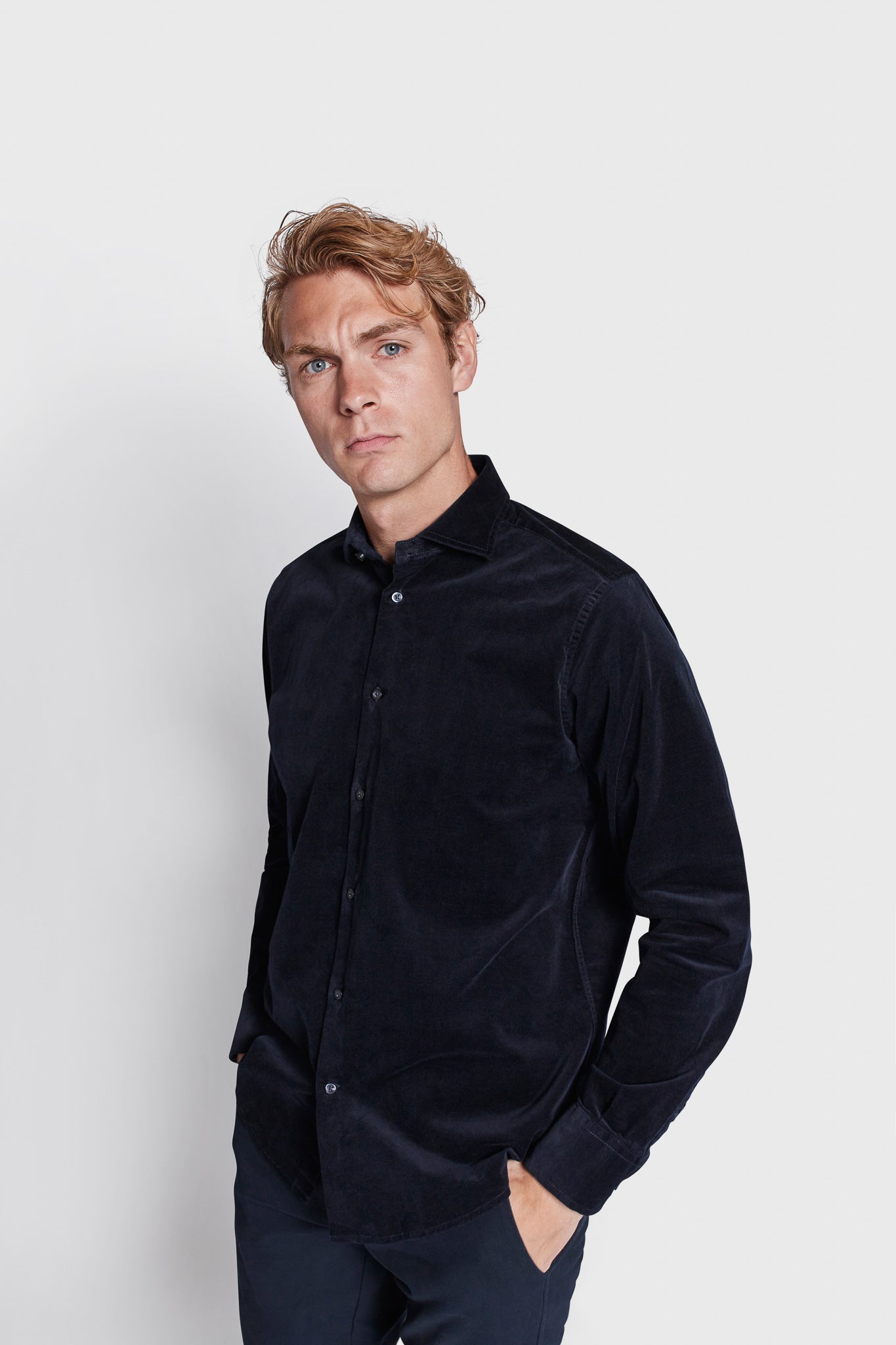 BS Jallow Casual Modern Fit Skjorte - Navy