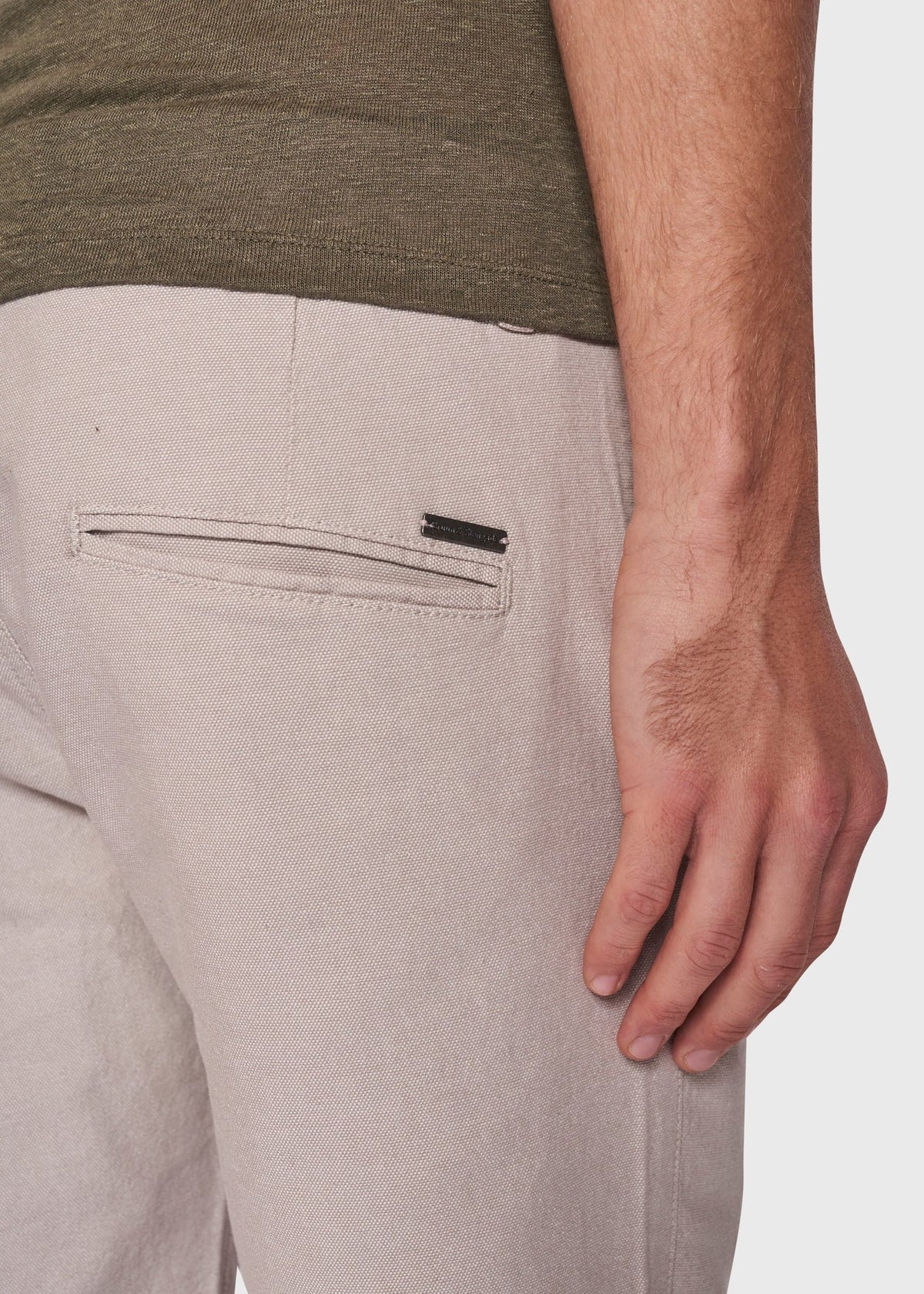 BS James Slim Fit Shorts - Beige
