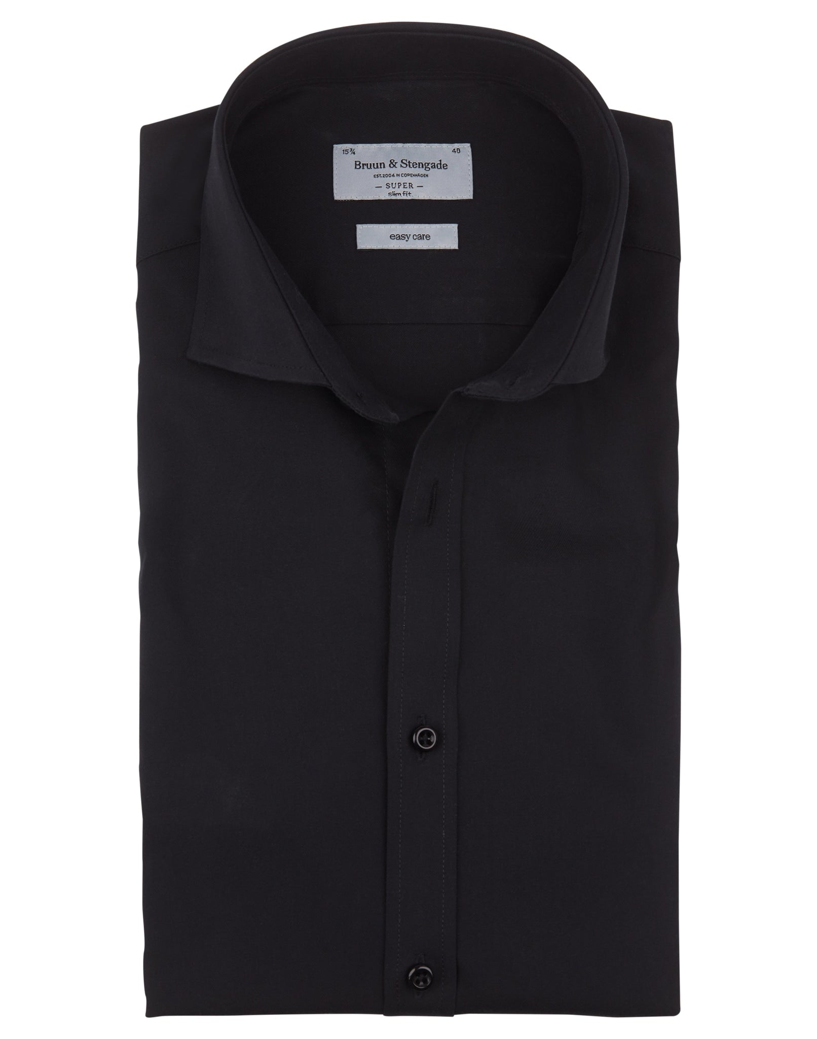 BS Jeff Super Slim Fit Skjorte - Black