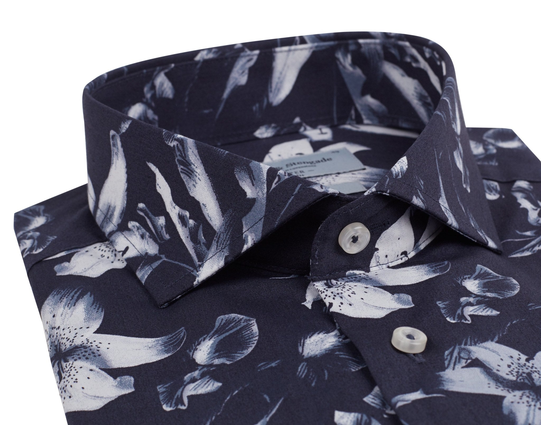BS Joe Super Slim Fit Skjorte - Navy