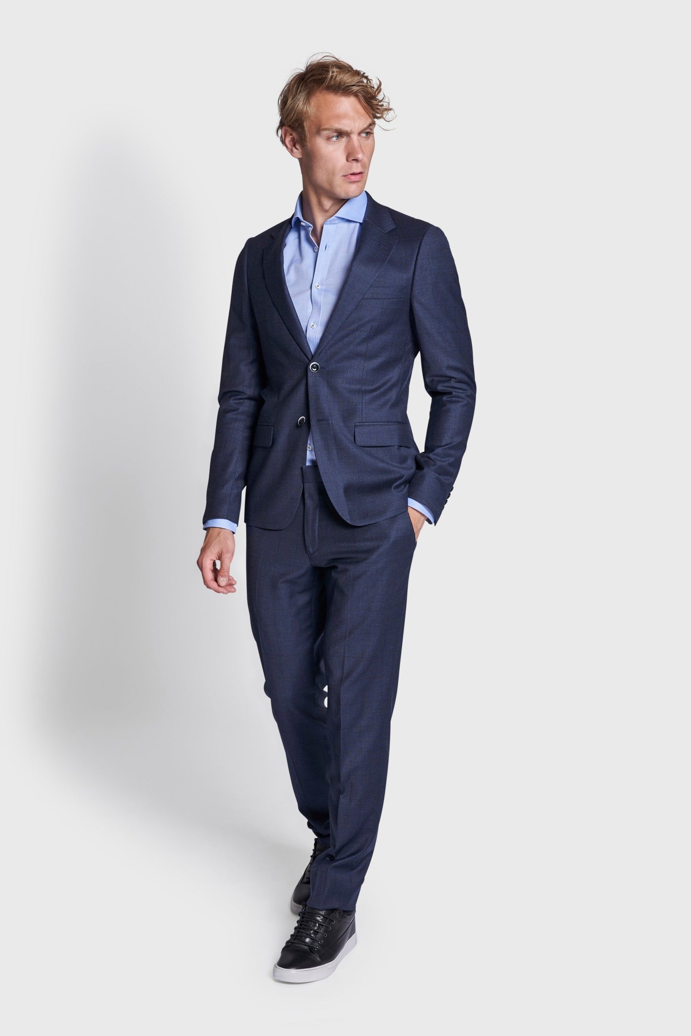 BS Josty Slim Fit Suit Sæt - Navy