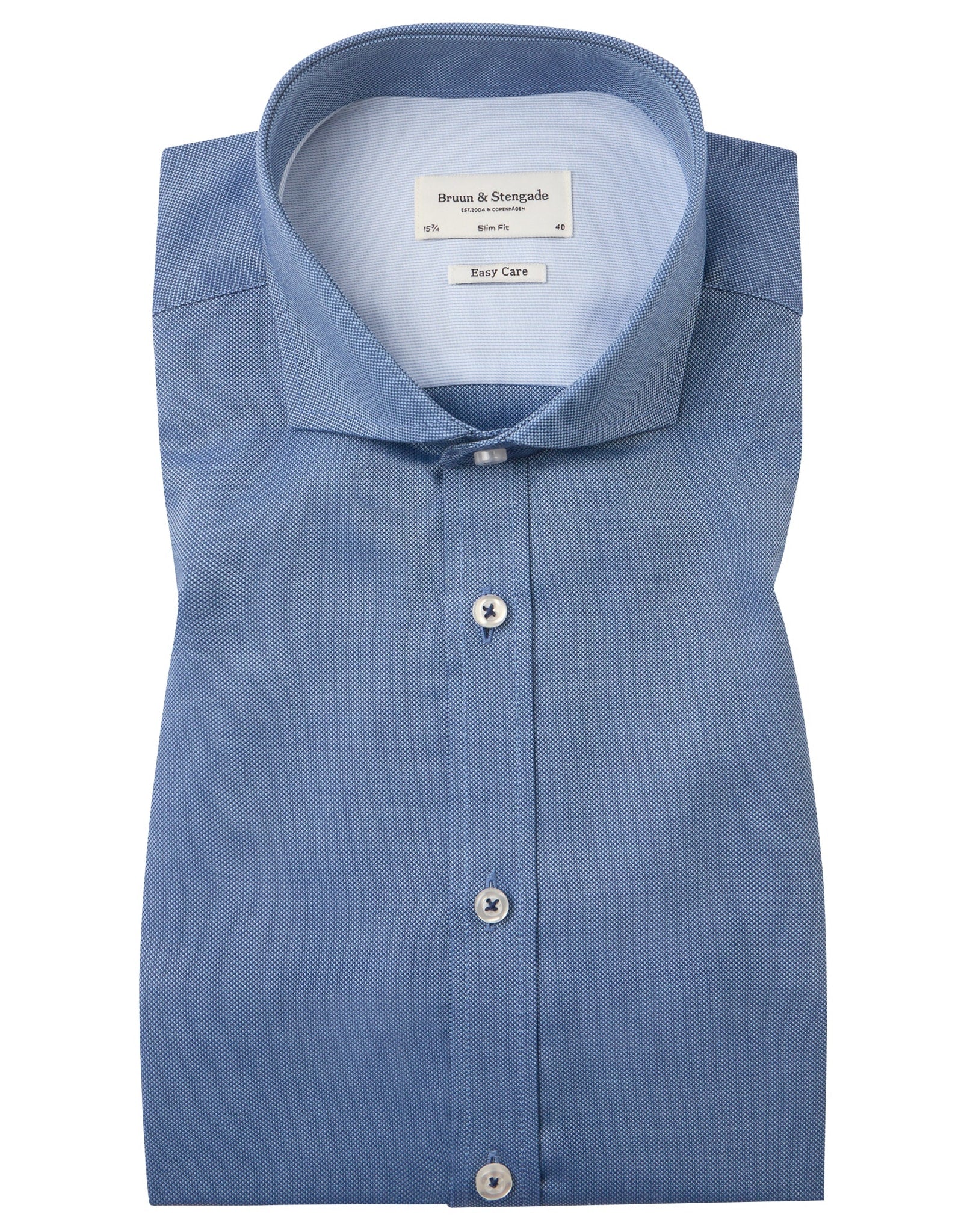 BS Klinsmann Slim Fit Skjorte - Blue