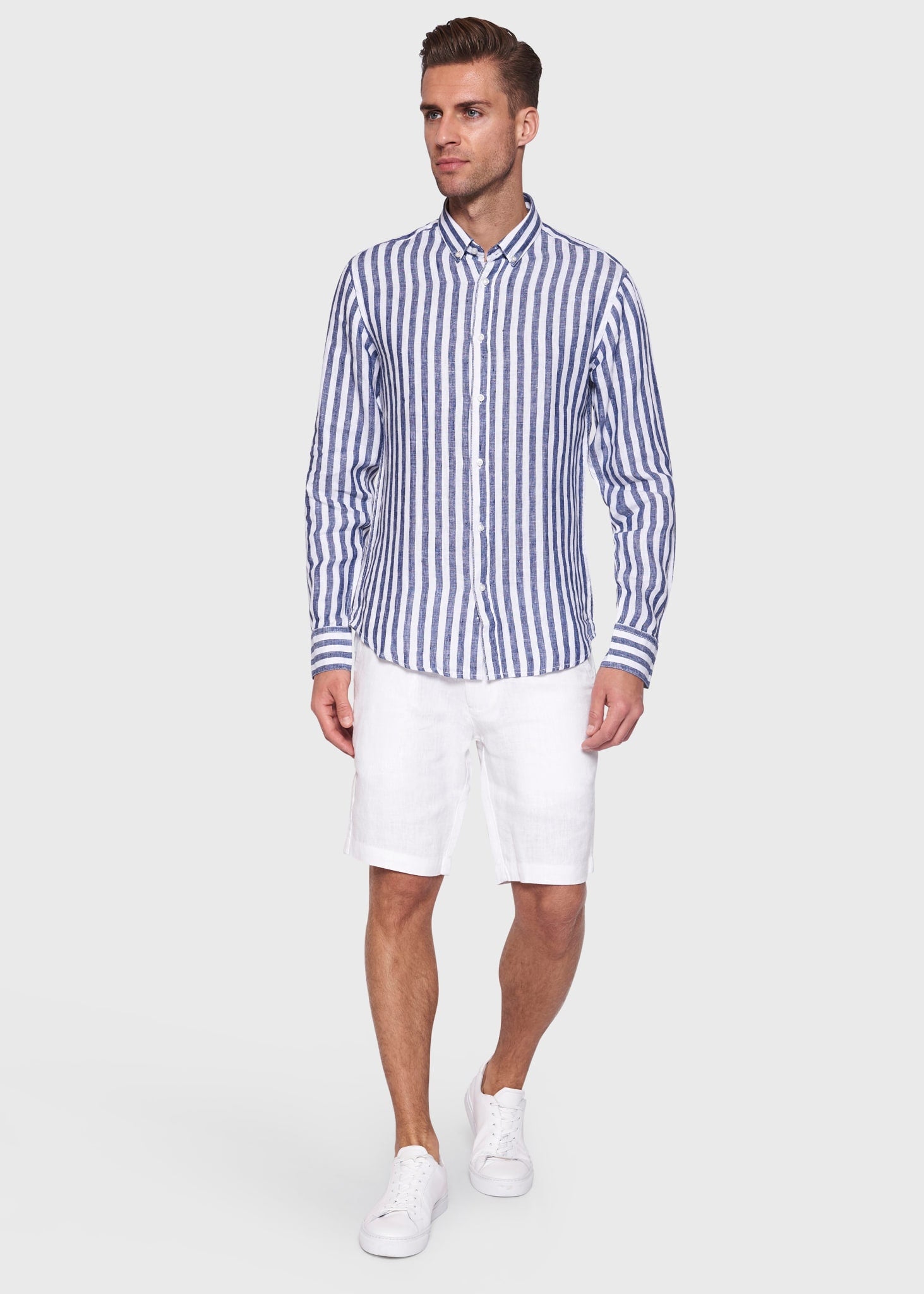 BS Kumamoto Modern Fit Skjorte - Navy
