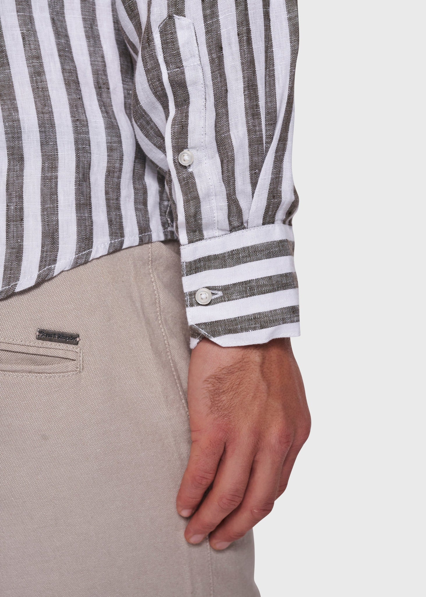 BS Kumamoto Modern Fit Skjorte - Army