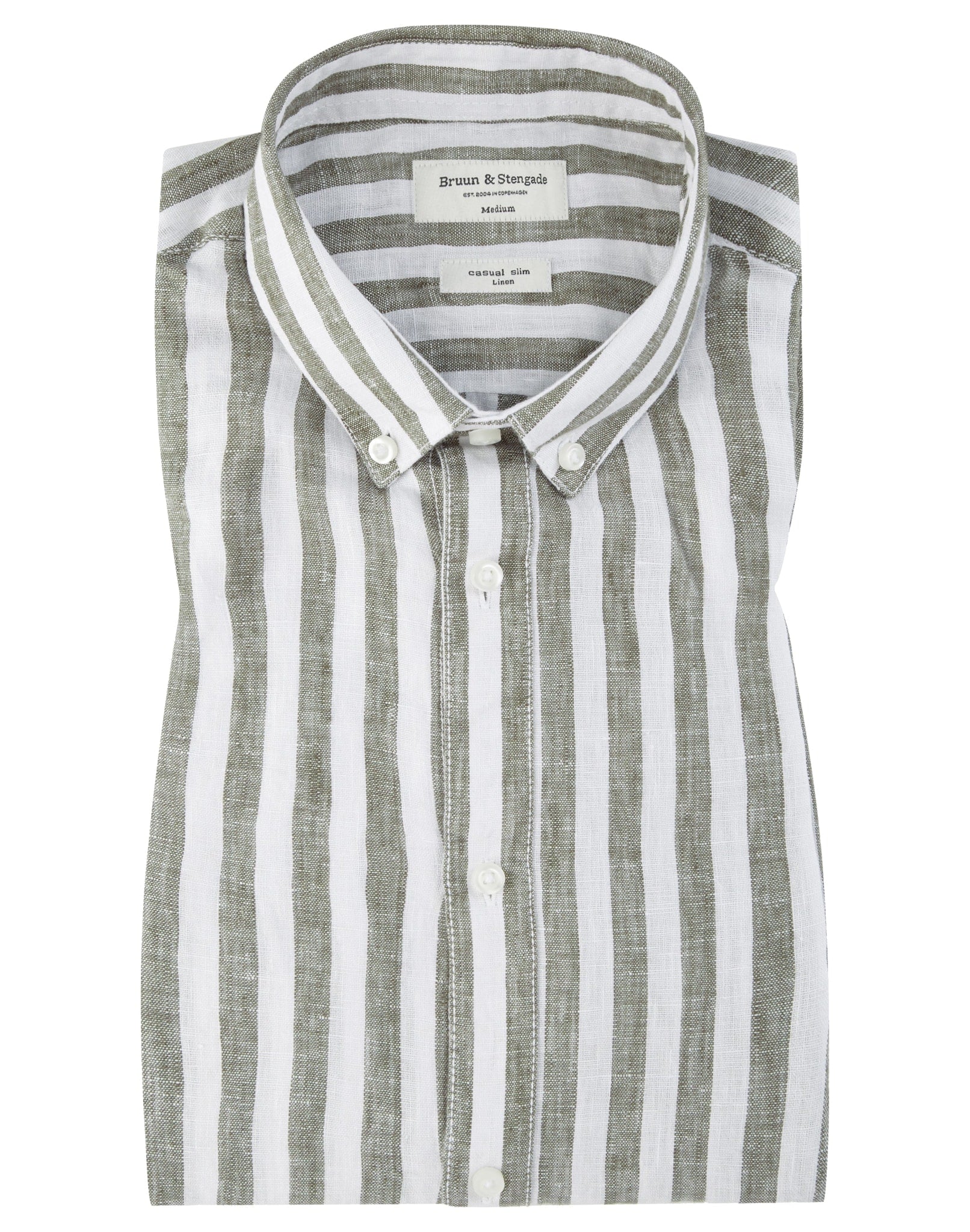 BS Kumamoto Slim Fit Skjorte - Army