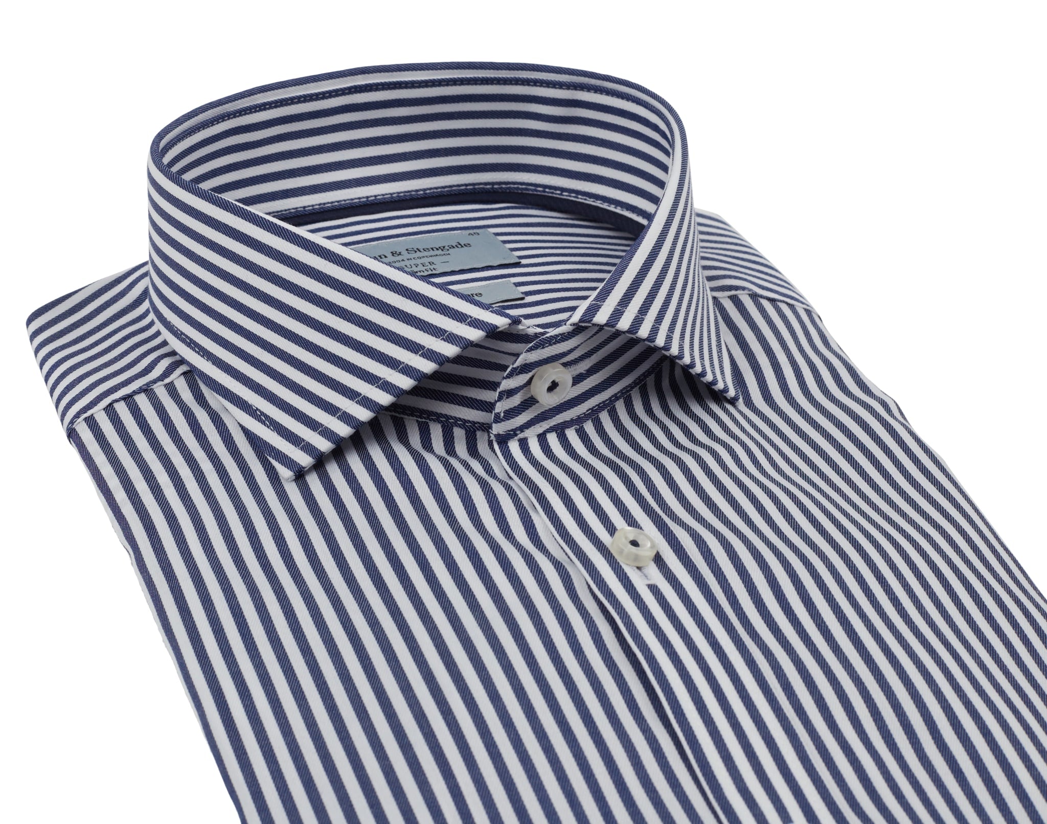 BS Kurt Super Slim Fit Skjorte - Blue
