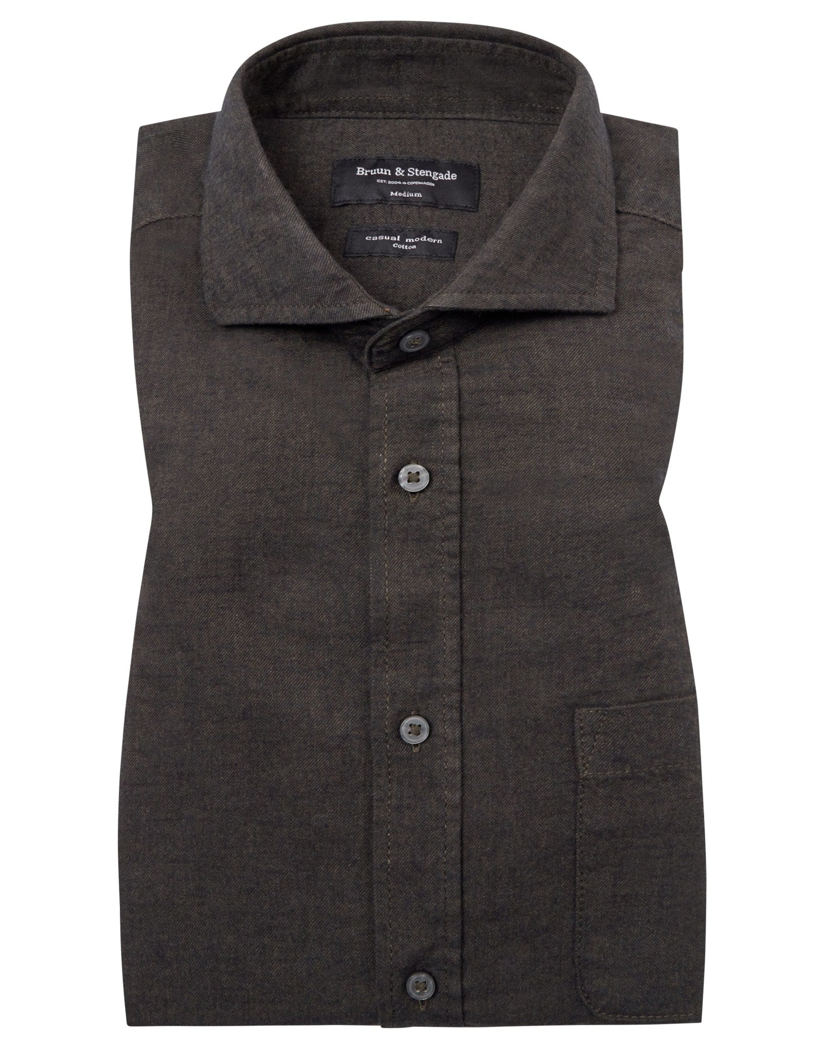 BS Lamin Casual Modern Fit Skjorte - Green